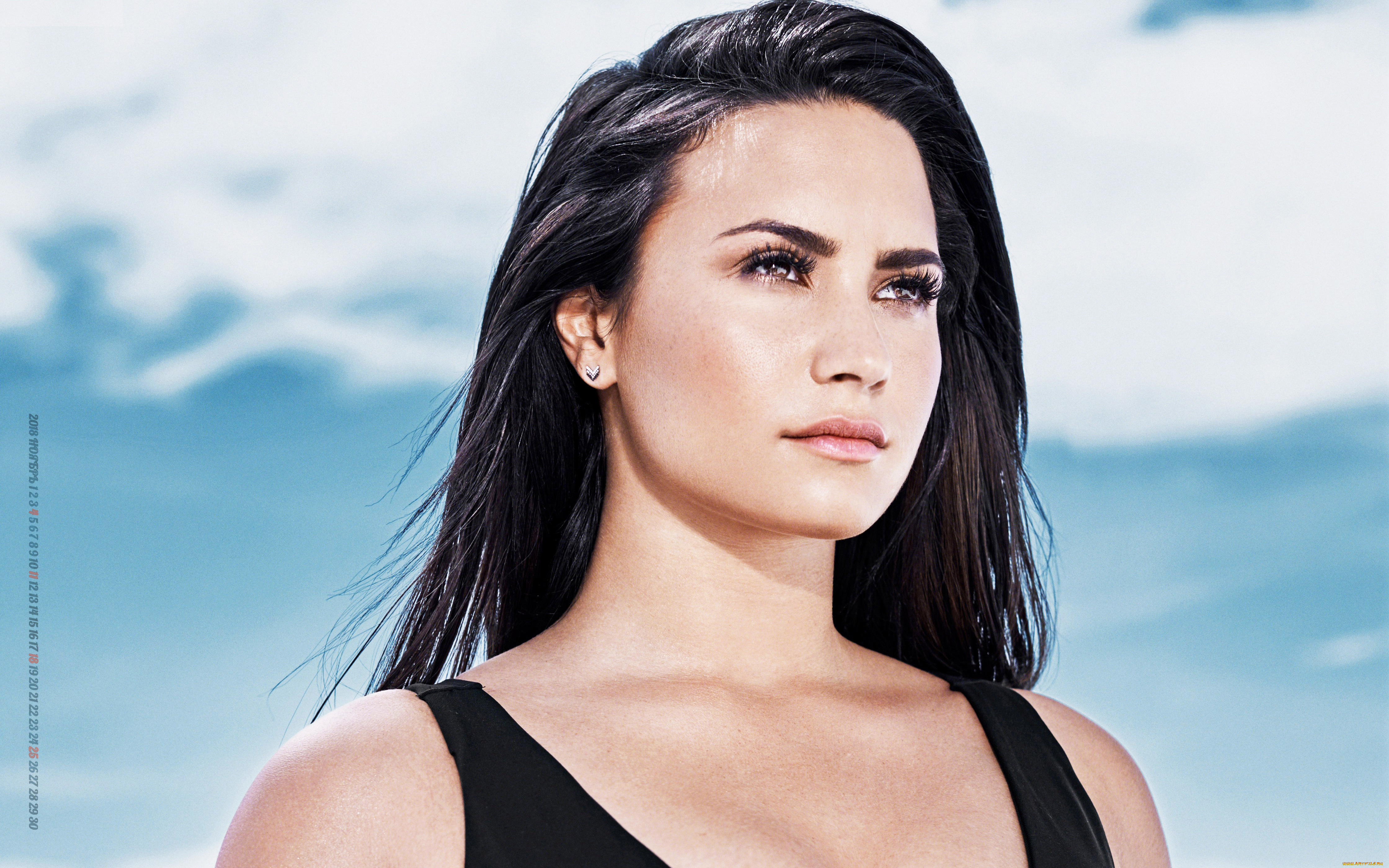 календари, девушки, лицо, взгляд, женщина