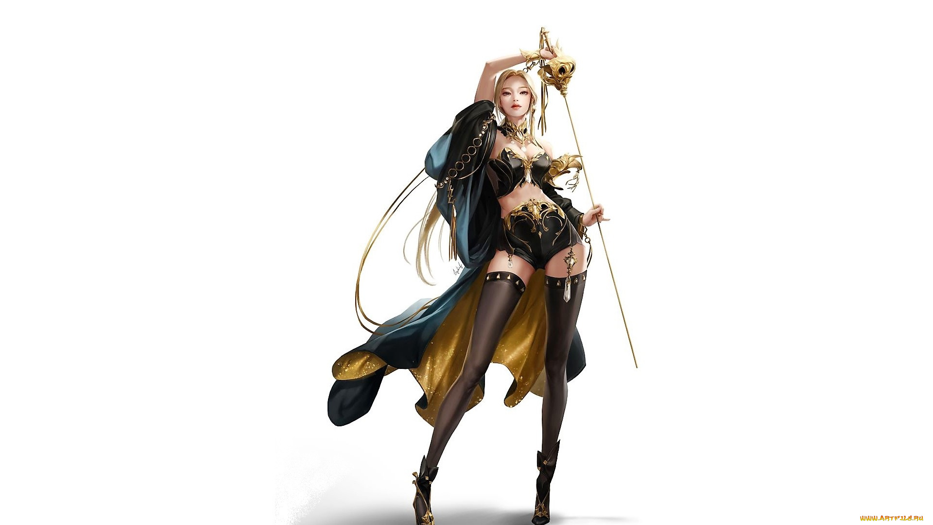 фэнтези, девушки, девушка, плащ, шпага, чулки