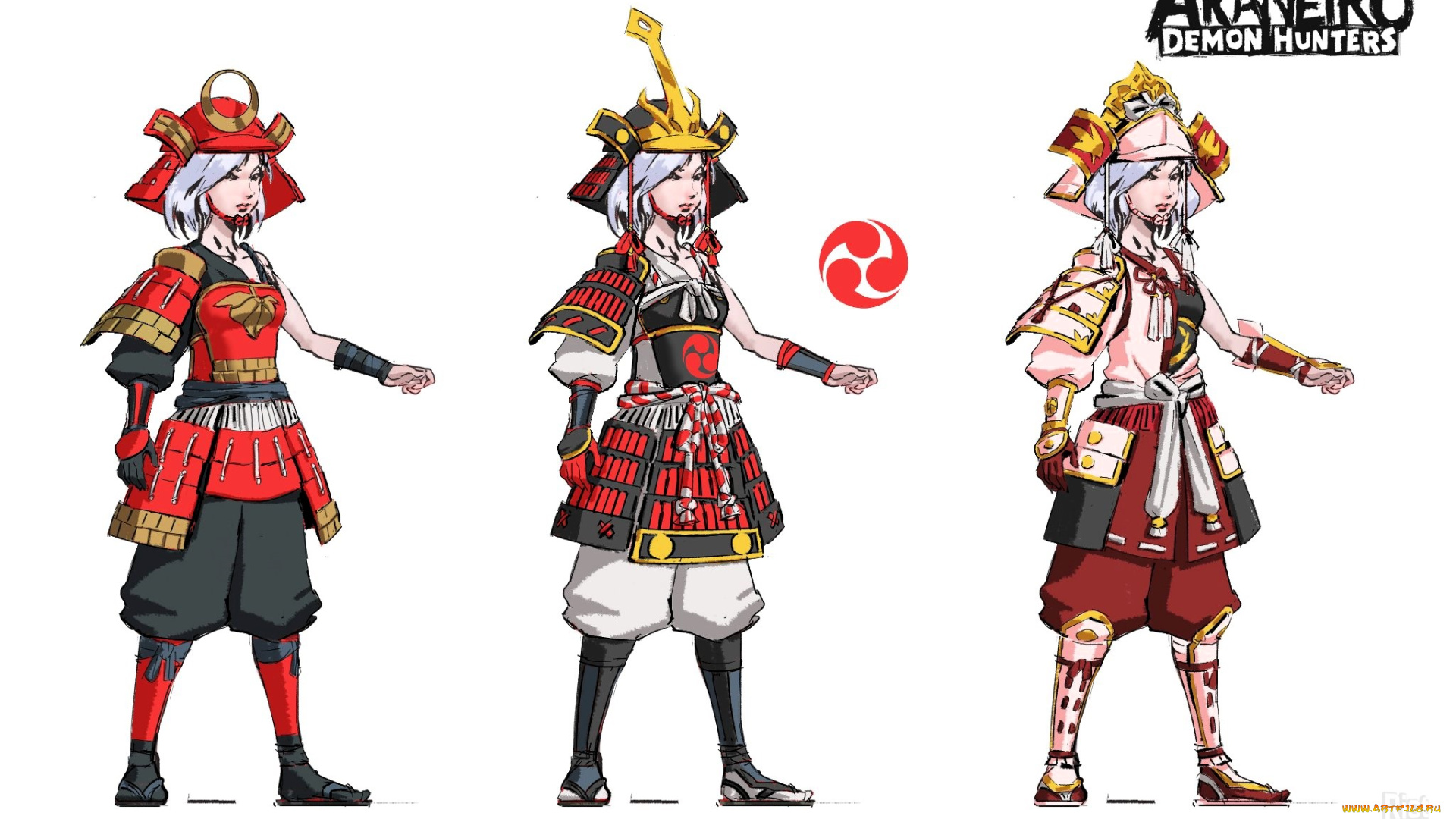 видео, игры, akaneiro, , demon, hunters, персонаж, образы, костюмы