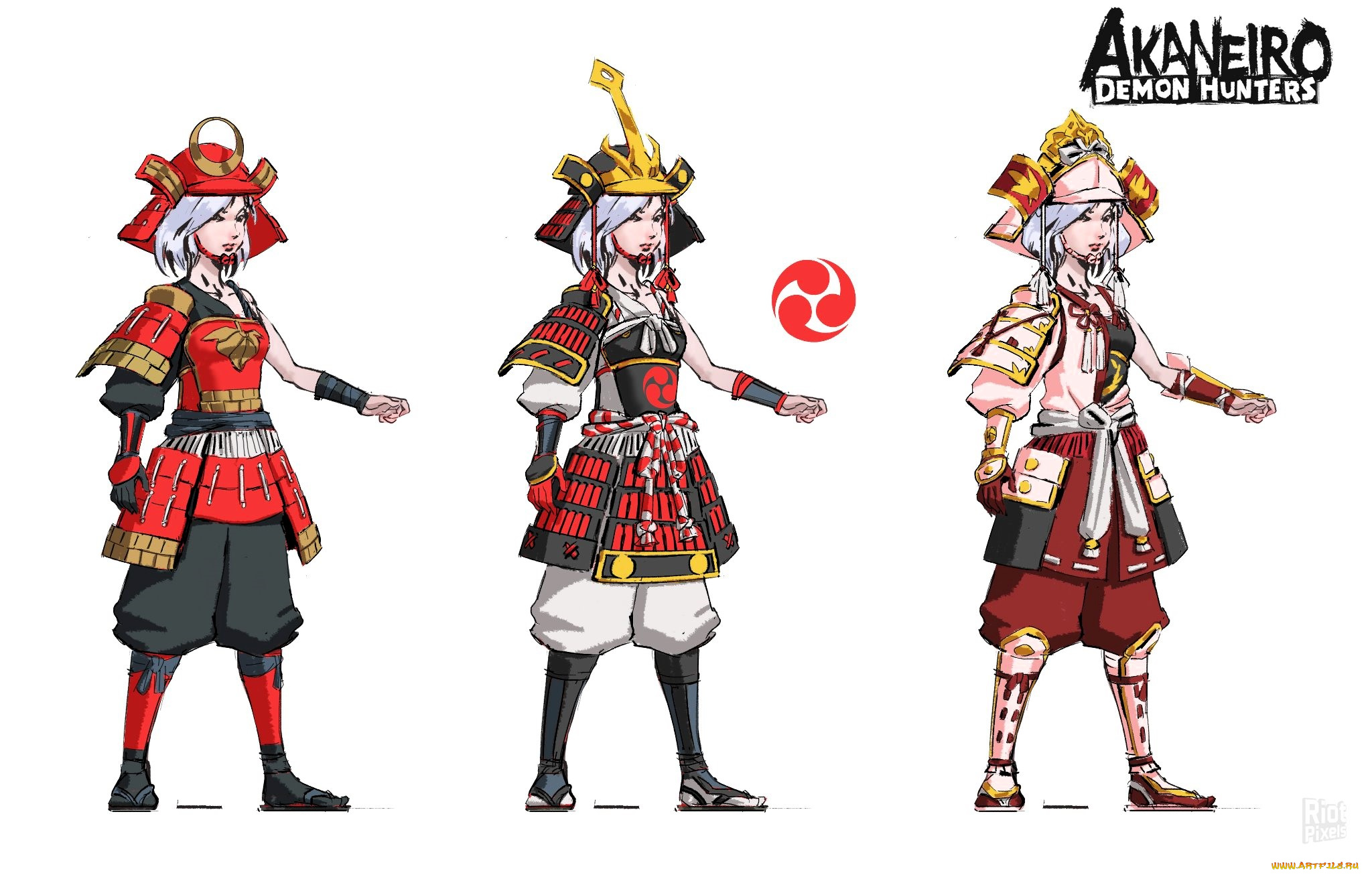 видео, игры, akaneiro, , demon, hunters, персонаж, образы, костюмы