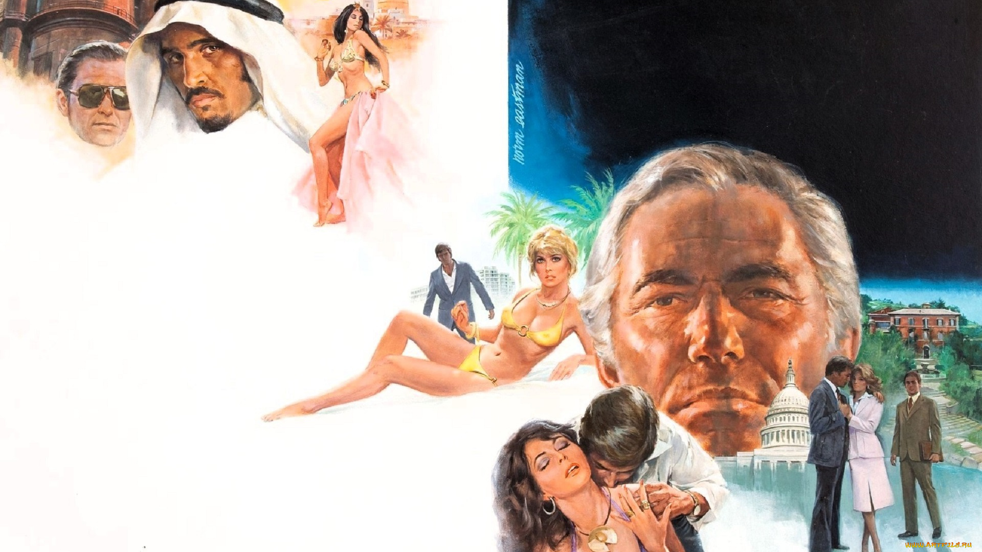 рисованное, norm, eastman, люди, лица