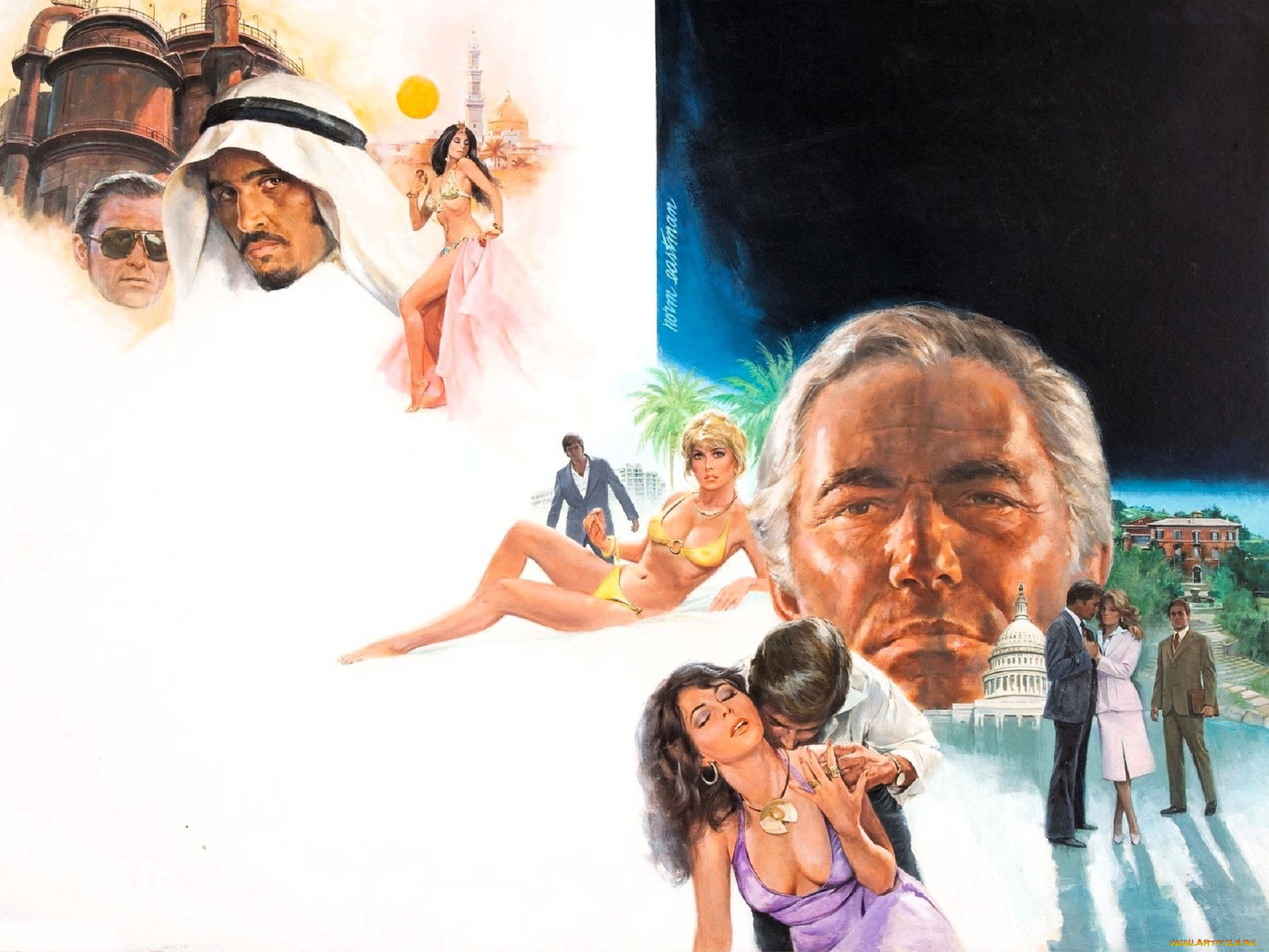 рисованное, norm, eastman, люди, лица