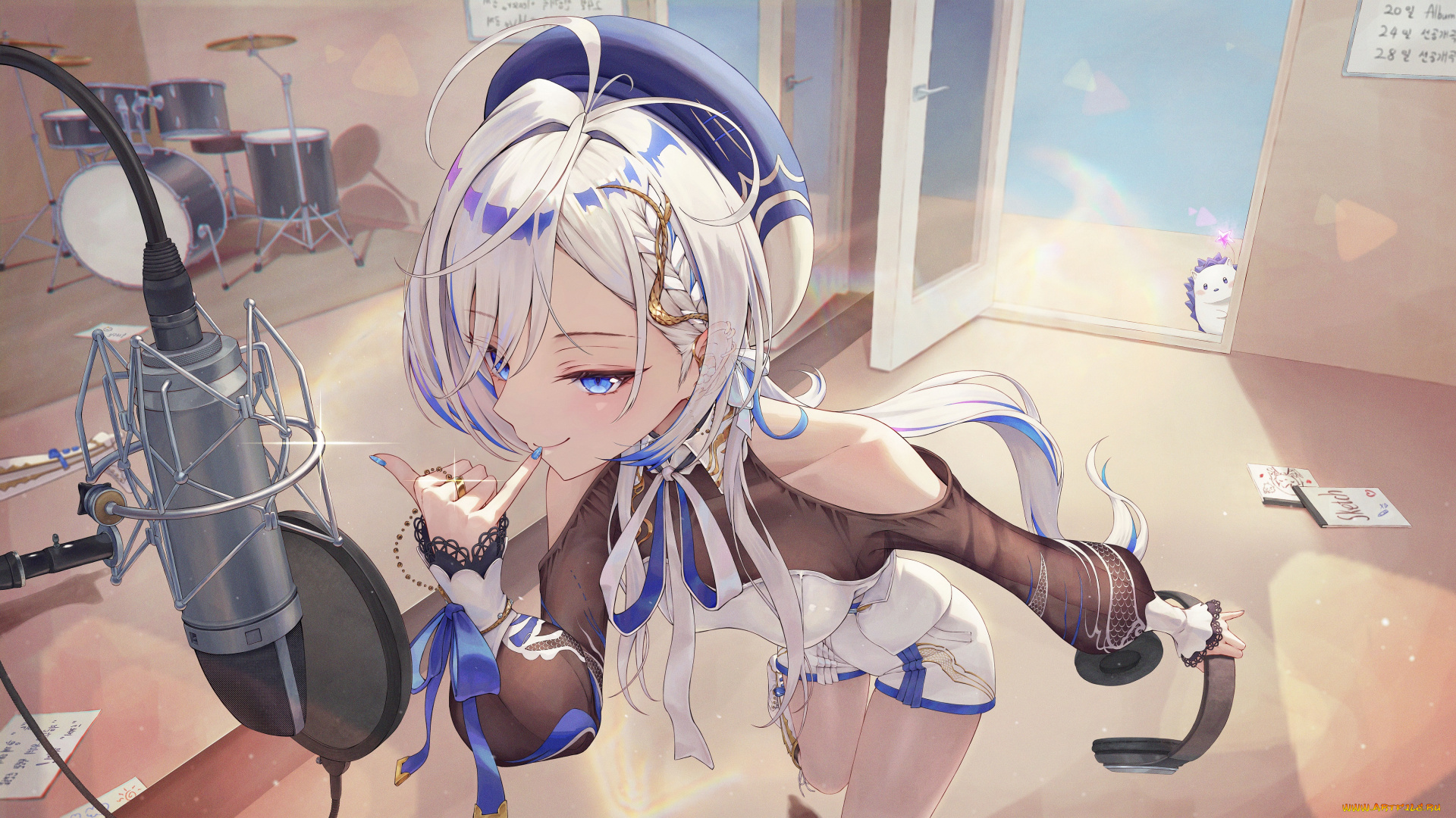 аниме, virtual, youtuber, девушка