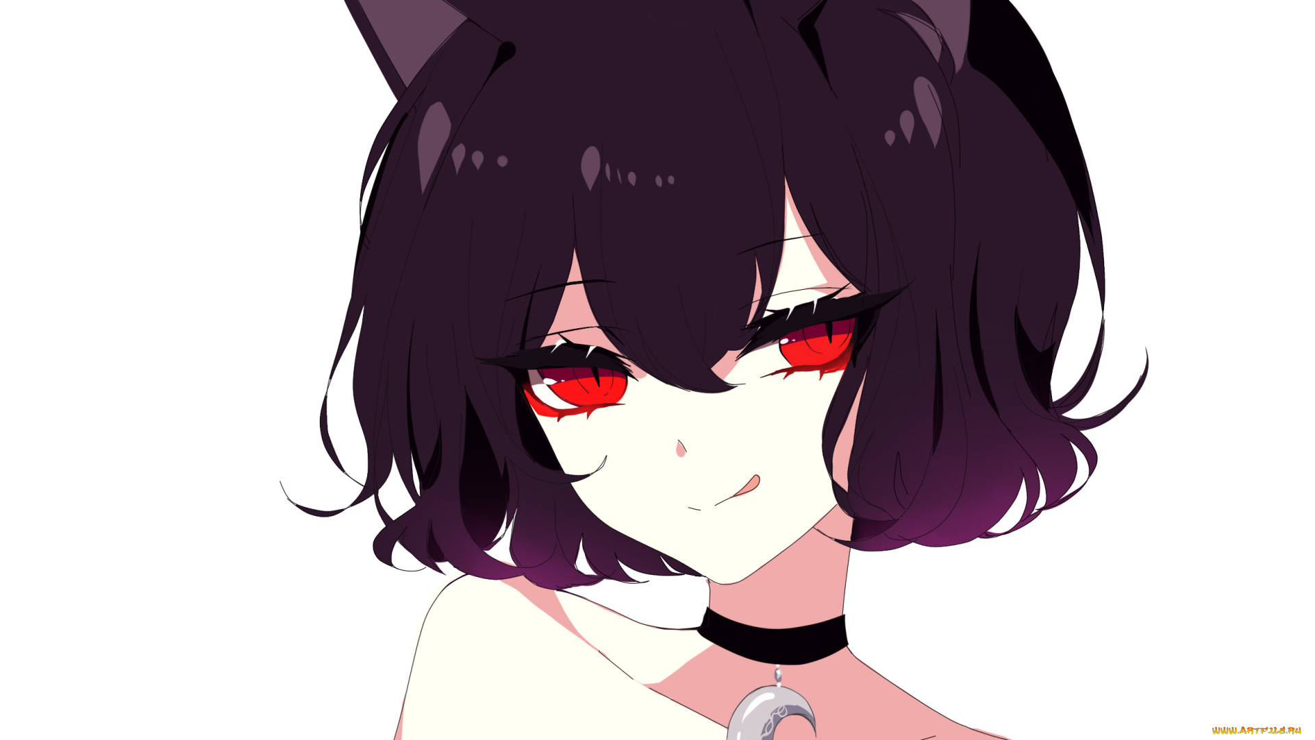 аниме, животные, , существа, девушка