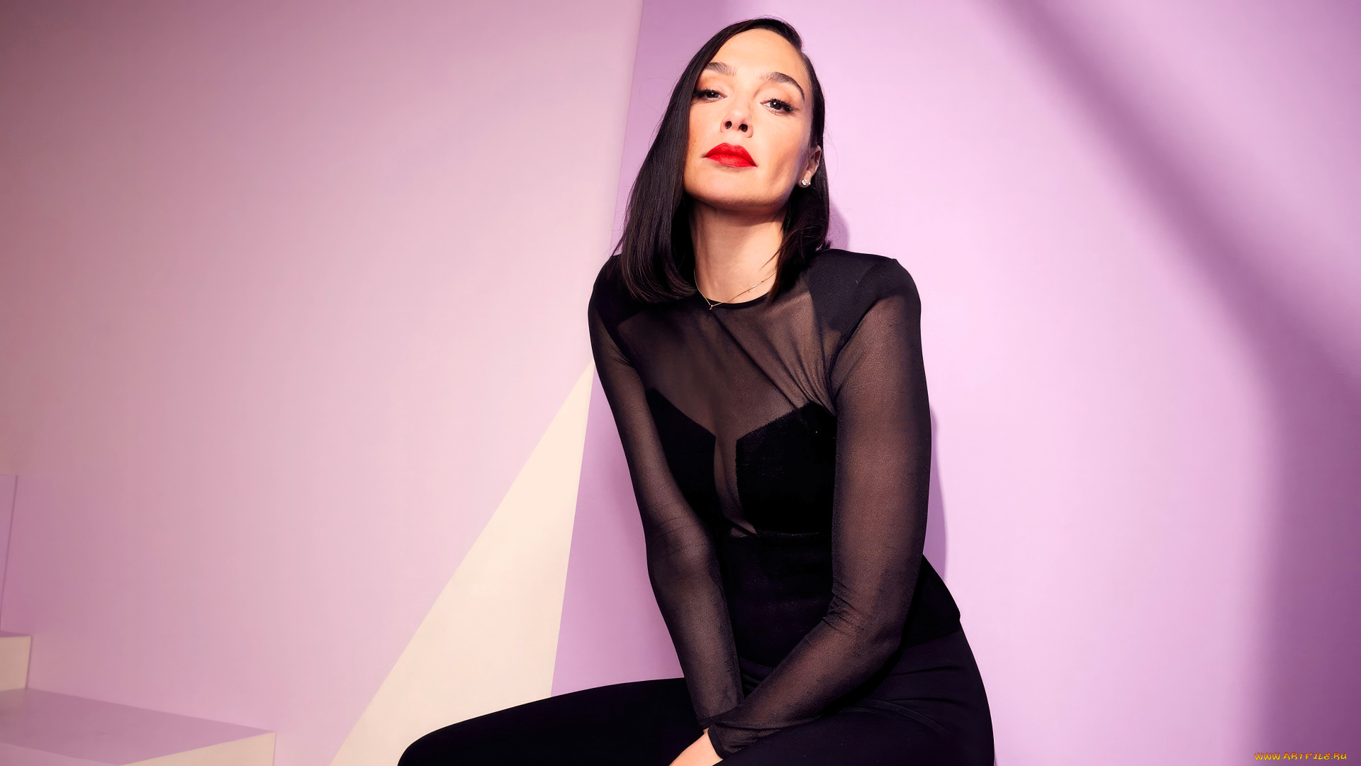 девушки, gal, gadot, актриса, брюнетка, платье