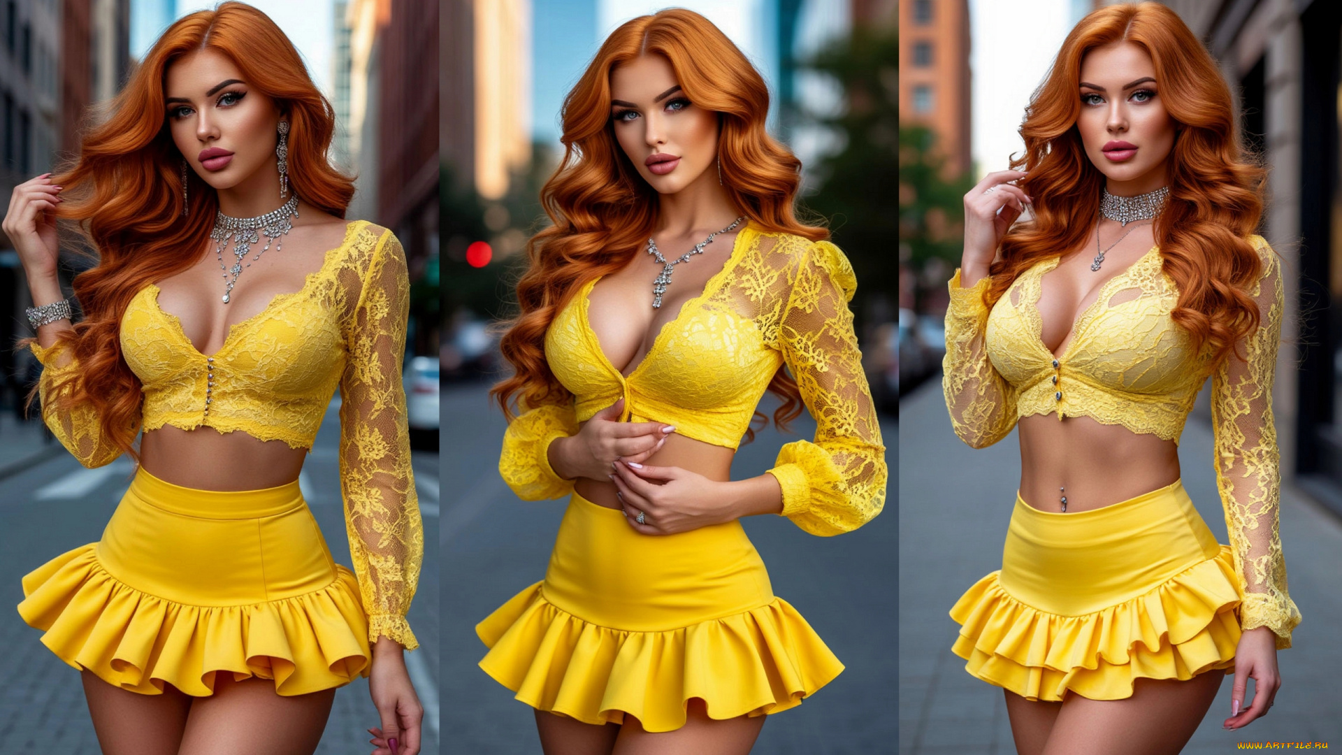 коллаж, 3д, графика, люди, , people, девушки, 3д