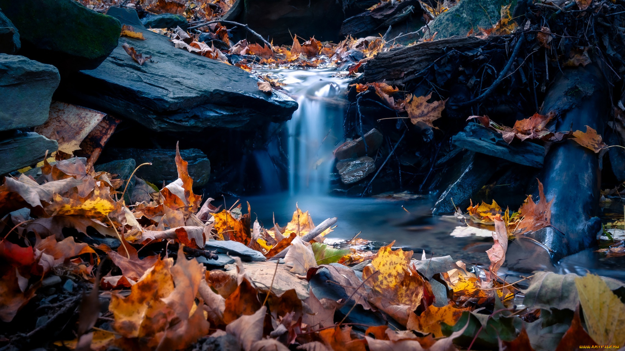 природа, водопады, пейзаж