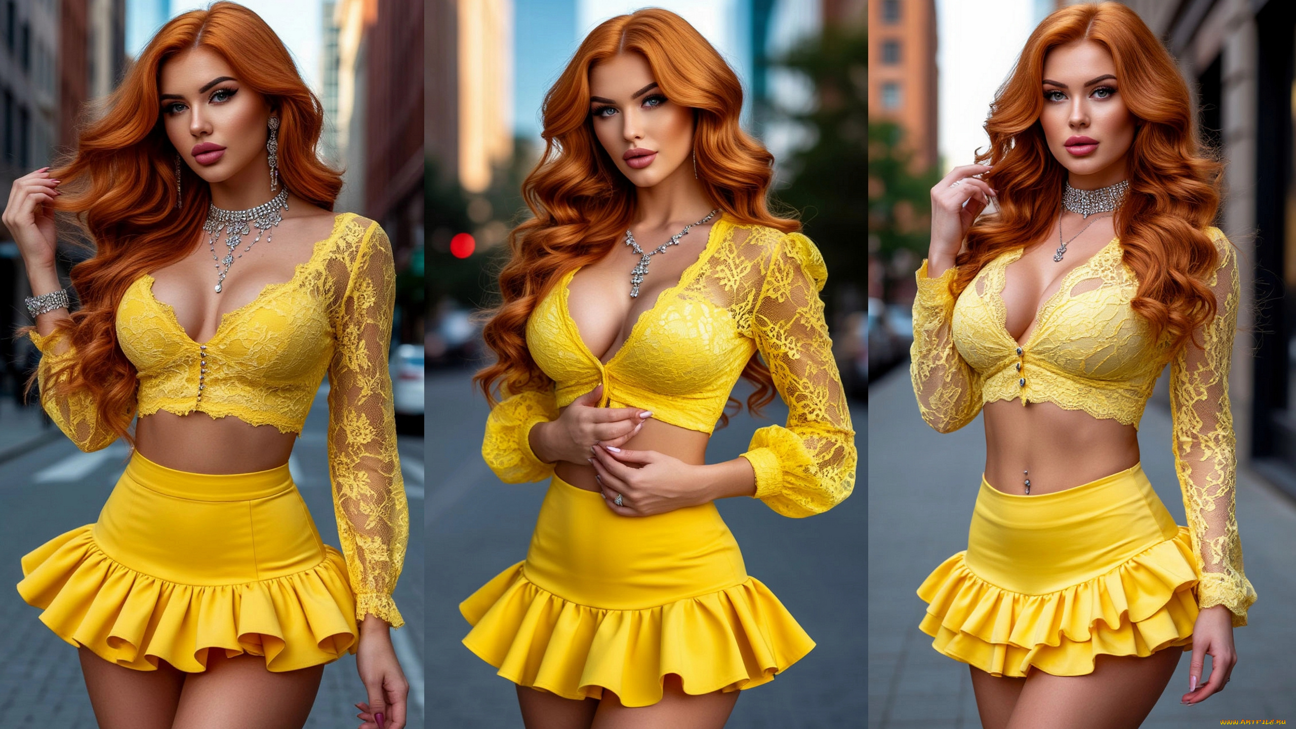 коллаж, 3д, графика, люди, , people, девушки, 3д