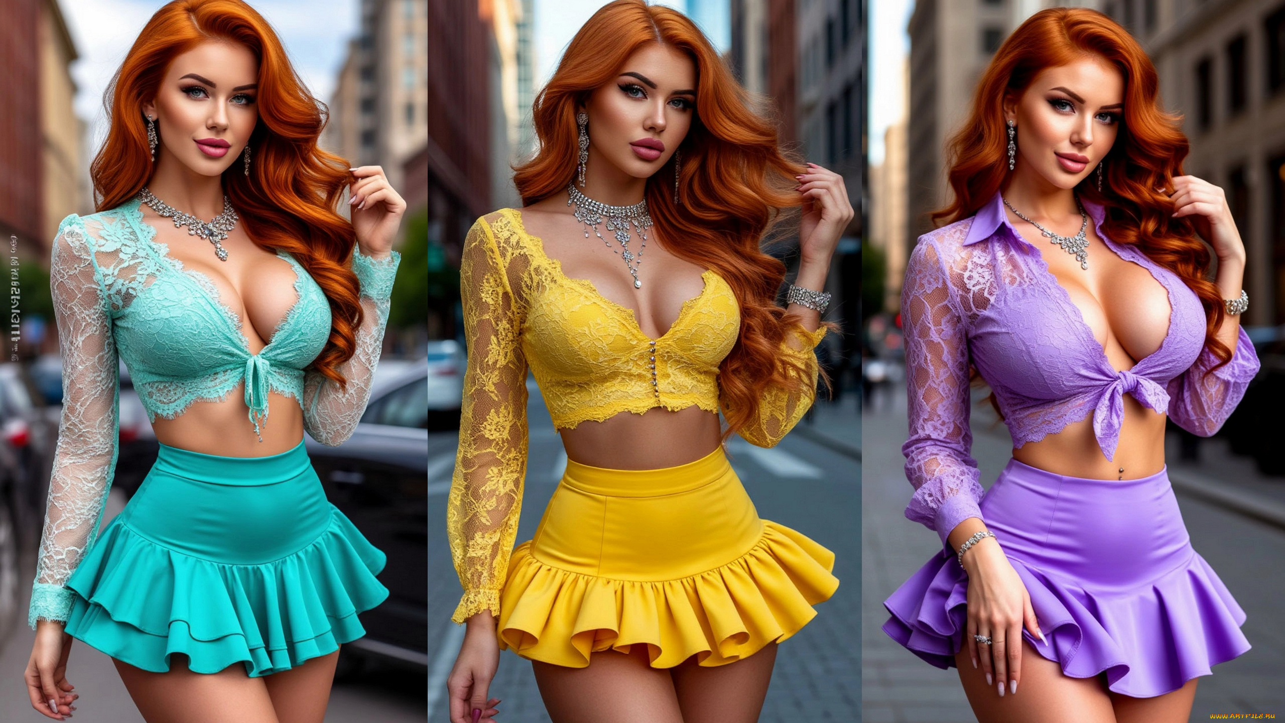 коллаж, 3д, графика, люди, , people, девушки, 3д