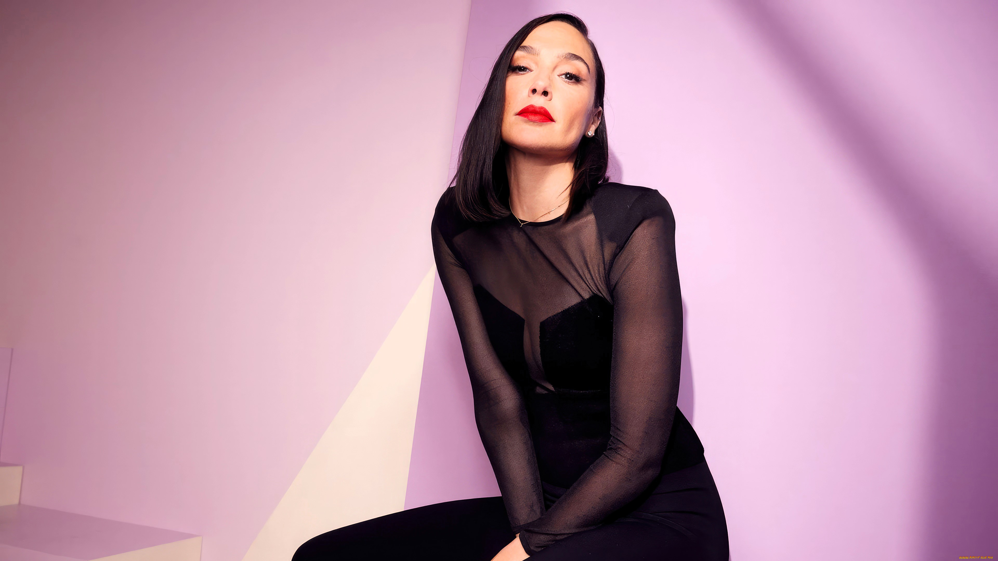 девушки, gal, gadot, актриса, брюнетка, платье