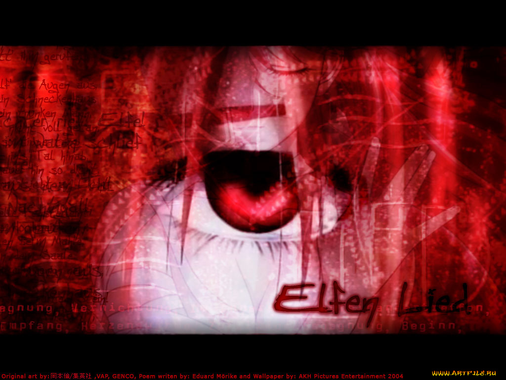 аниме, elfen, lied