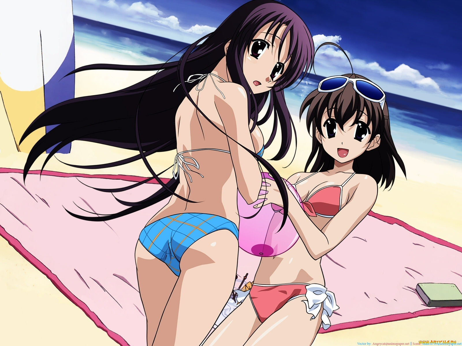 аниме, school, days