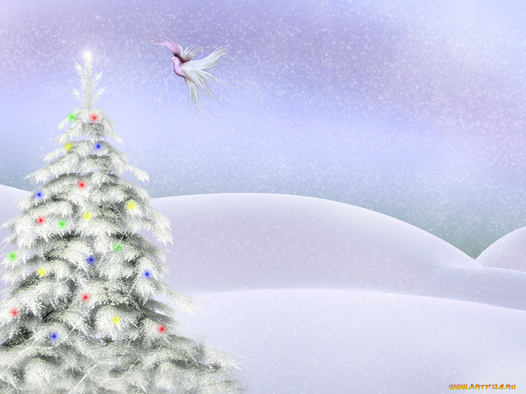 праздничные, векторная, графика, новый, год