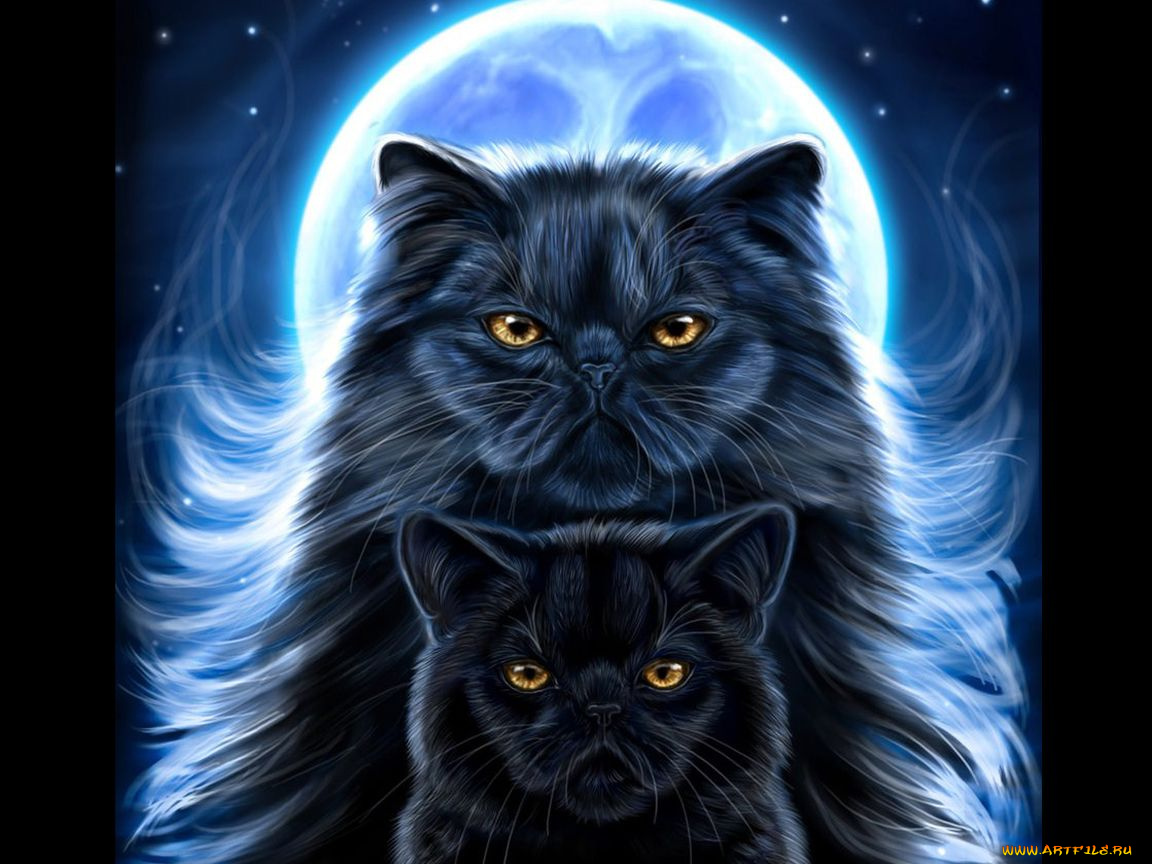 рисованные, животные