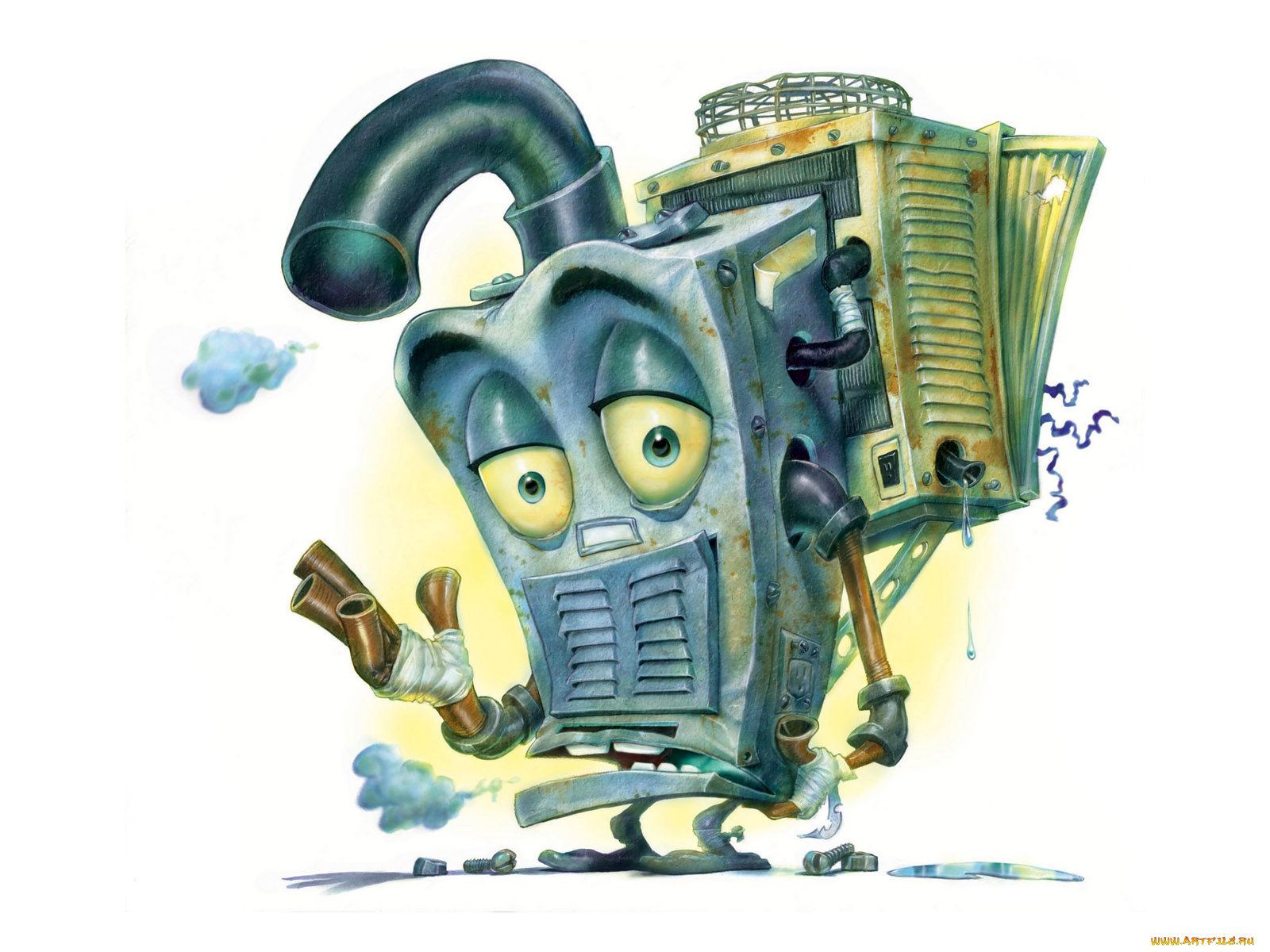 авт, gary, locke, рисованные, другое