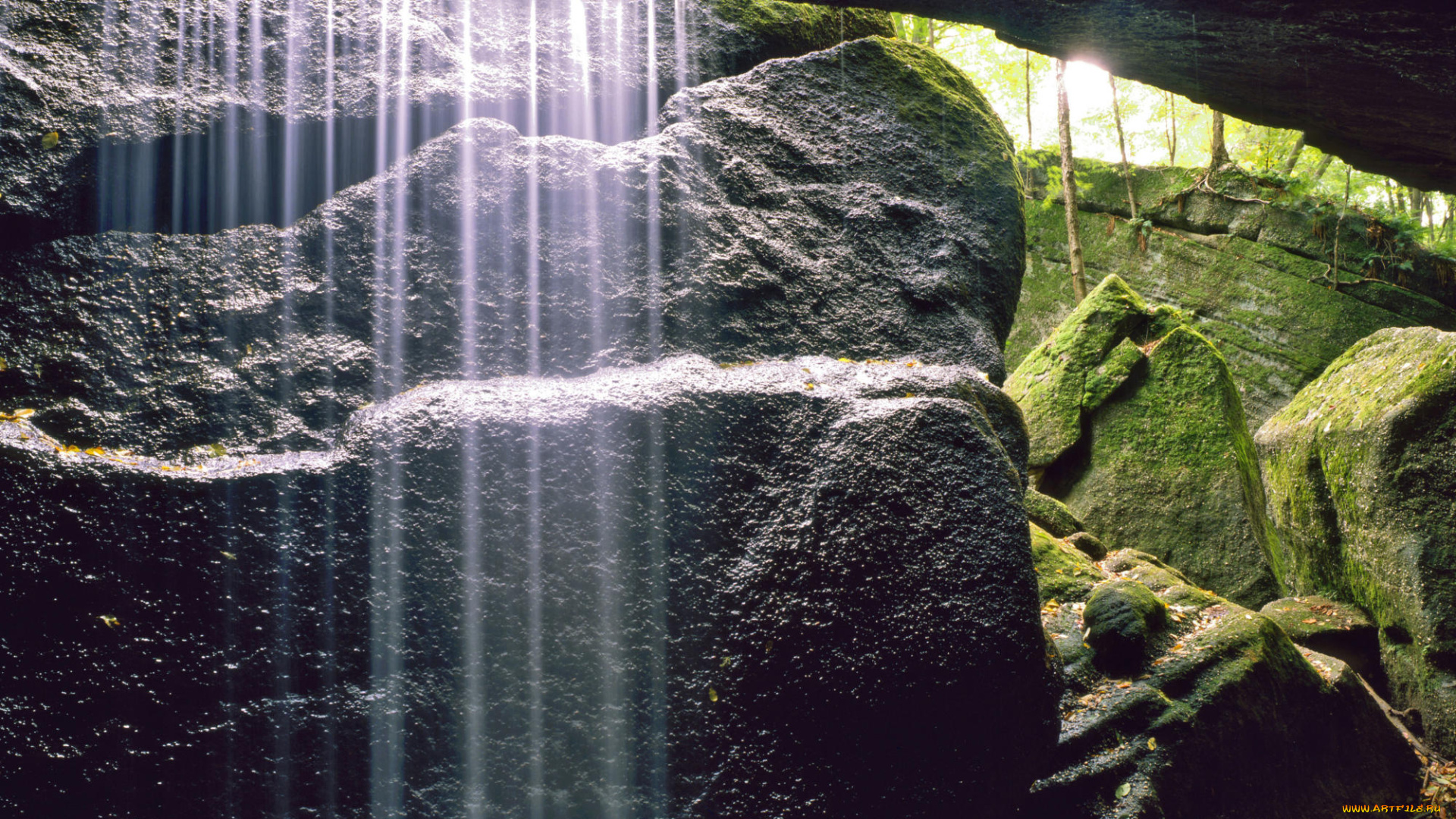 природа, водопады