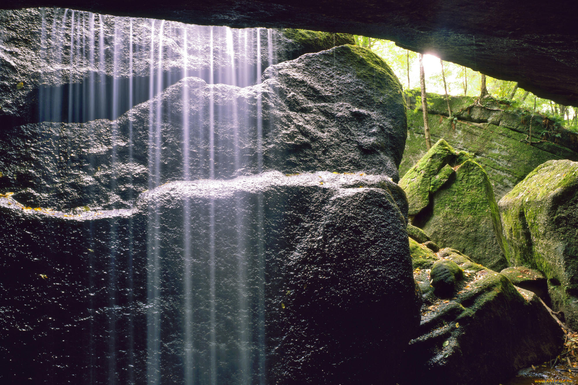 природа, водопады