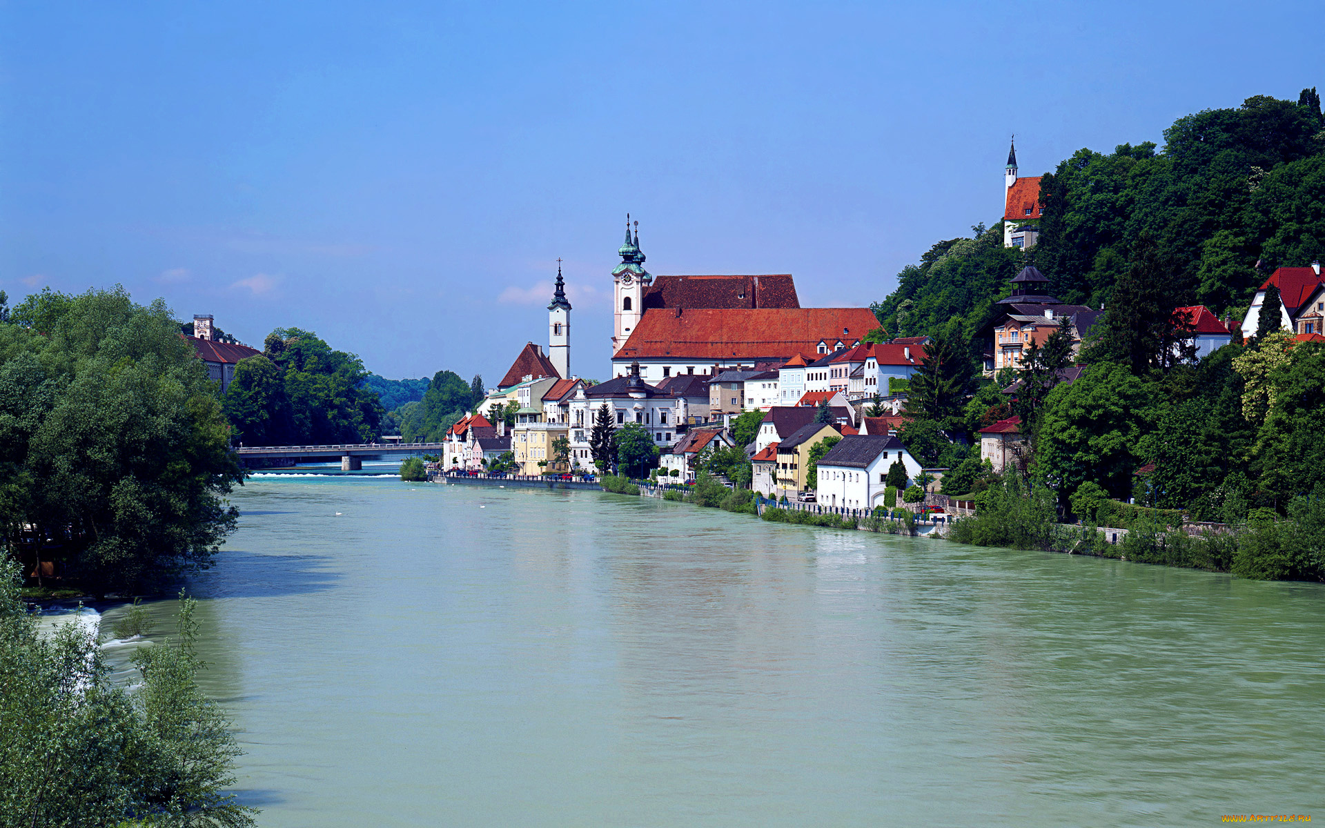 steyr, austria, города, пейзажи