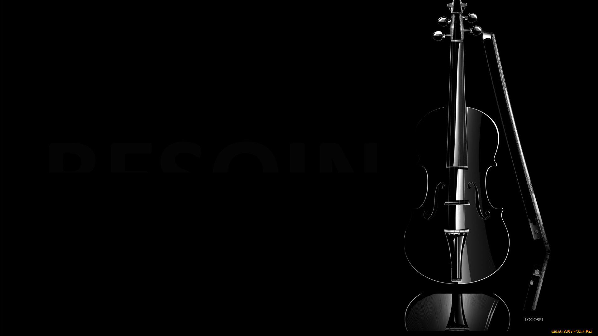 музыка, музыкальные, инструменты, фон, темнота, скрипка, чёрный, минимализм, музыкальный, инструмент