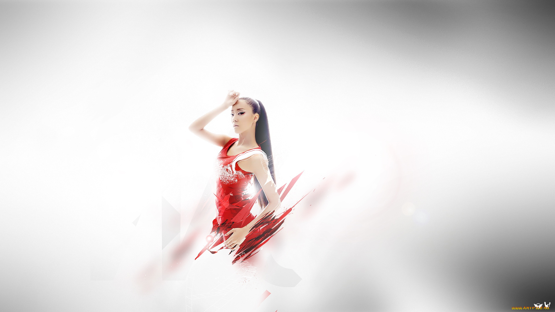 -Unsort, Креатив, девушки, unsort, креатив, серый, графика