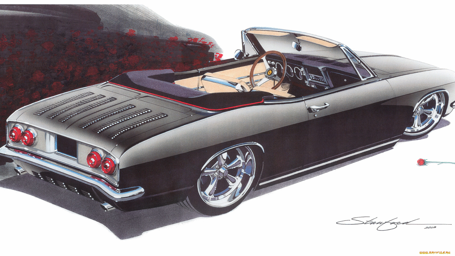 автомобили, рисованные, auto