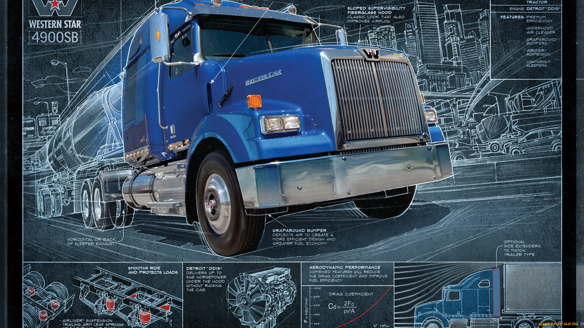 автомобили, western, star, new