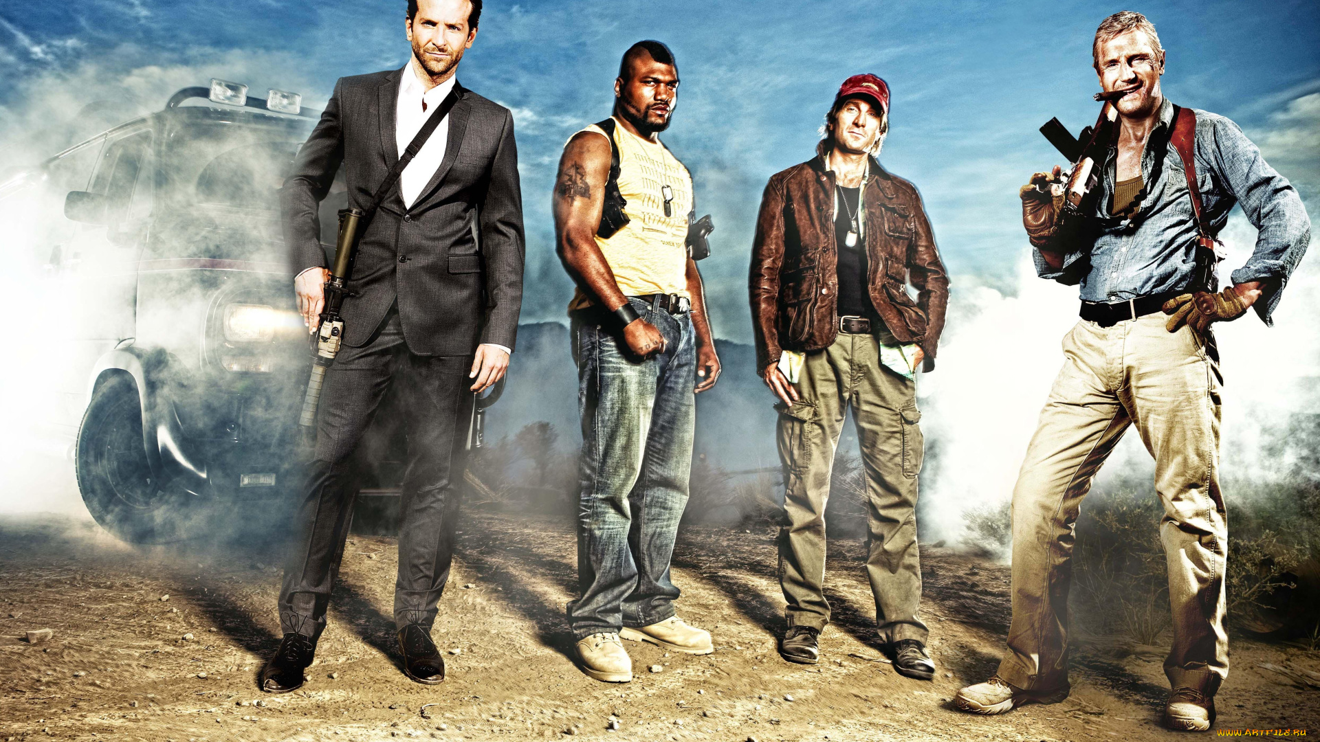 team, кино, фильмы, the, a-team, герои, оружие, грузовик