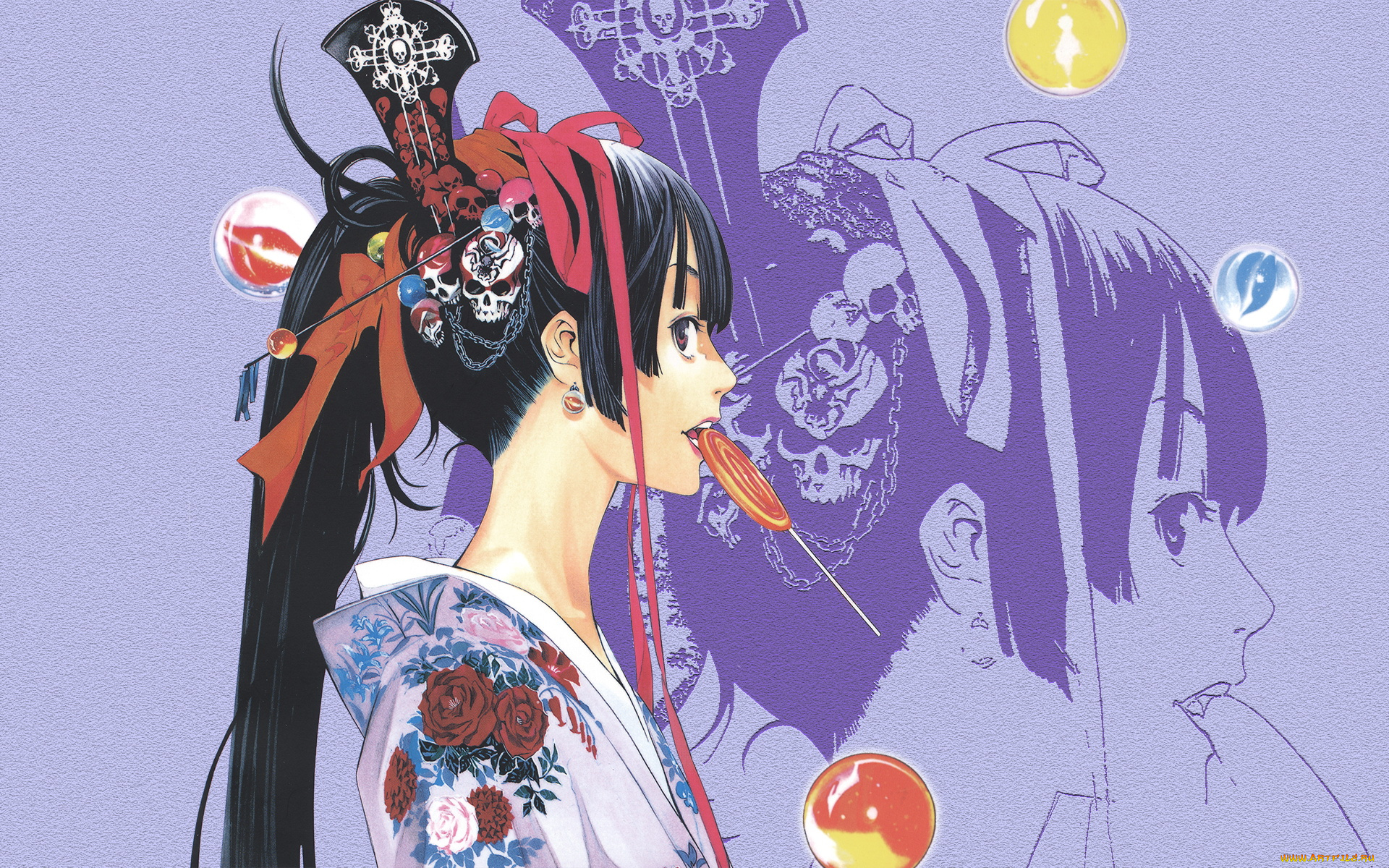 аниме, tenjou, tenge, девушка