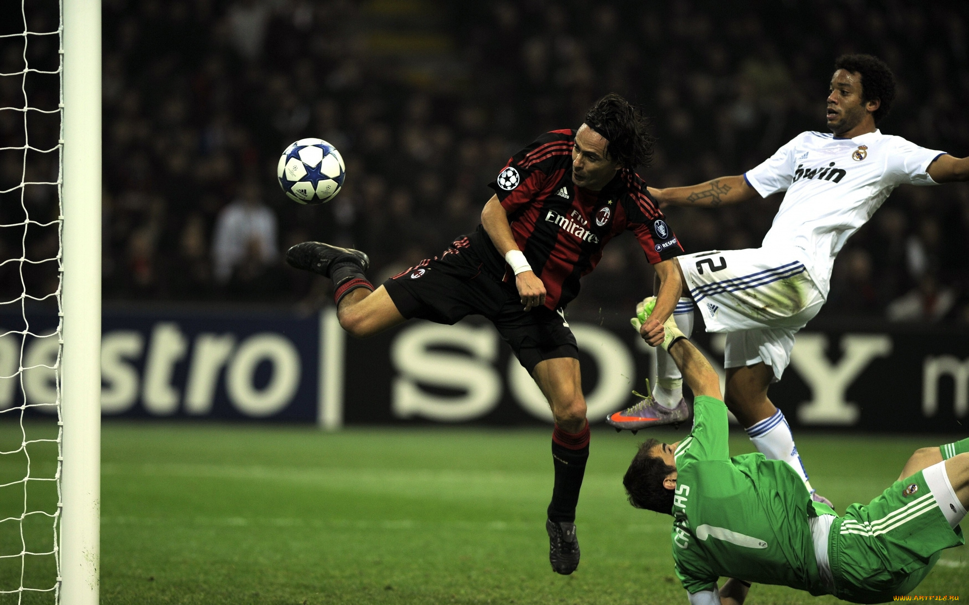 спорт, футбол, игорки, мяч, ворота, матч