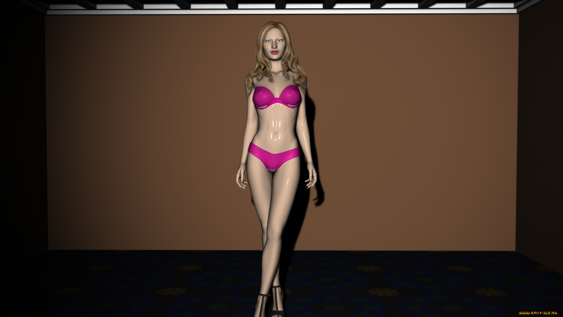 3д, графика, people, , люди, девушка, взгляд, бикини