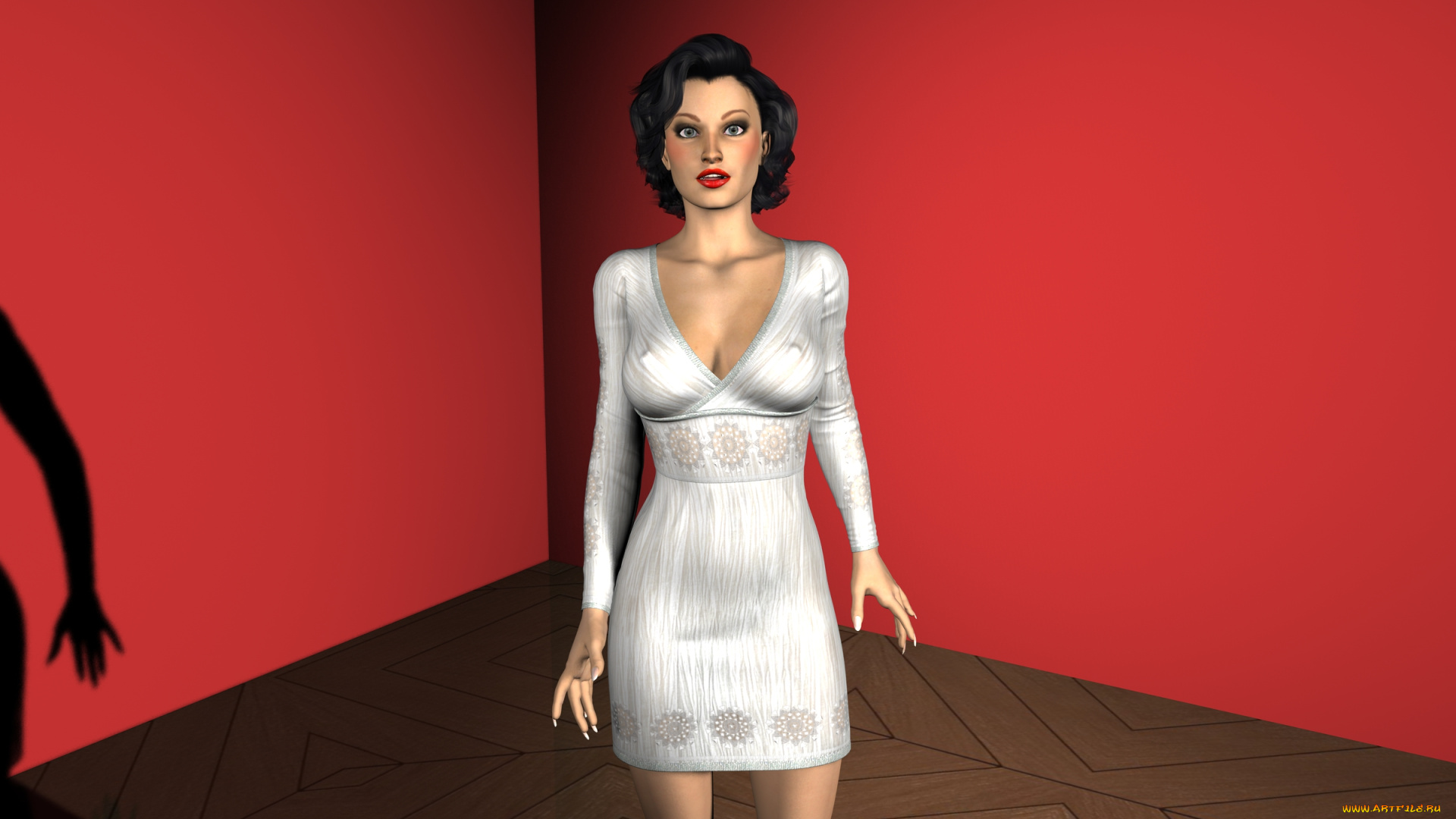 3д, графика, people, , люди, взгляд, девушка