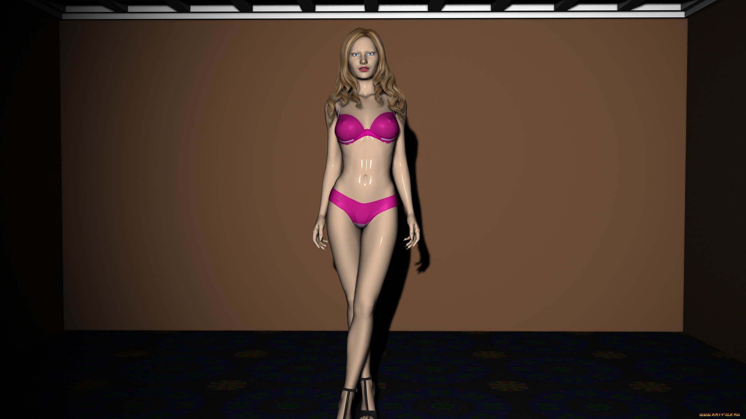 3д, графика, people, , люди, девушка, взгляд, бикини