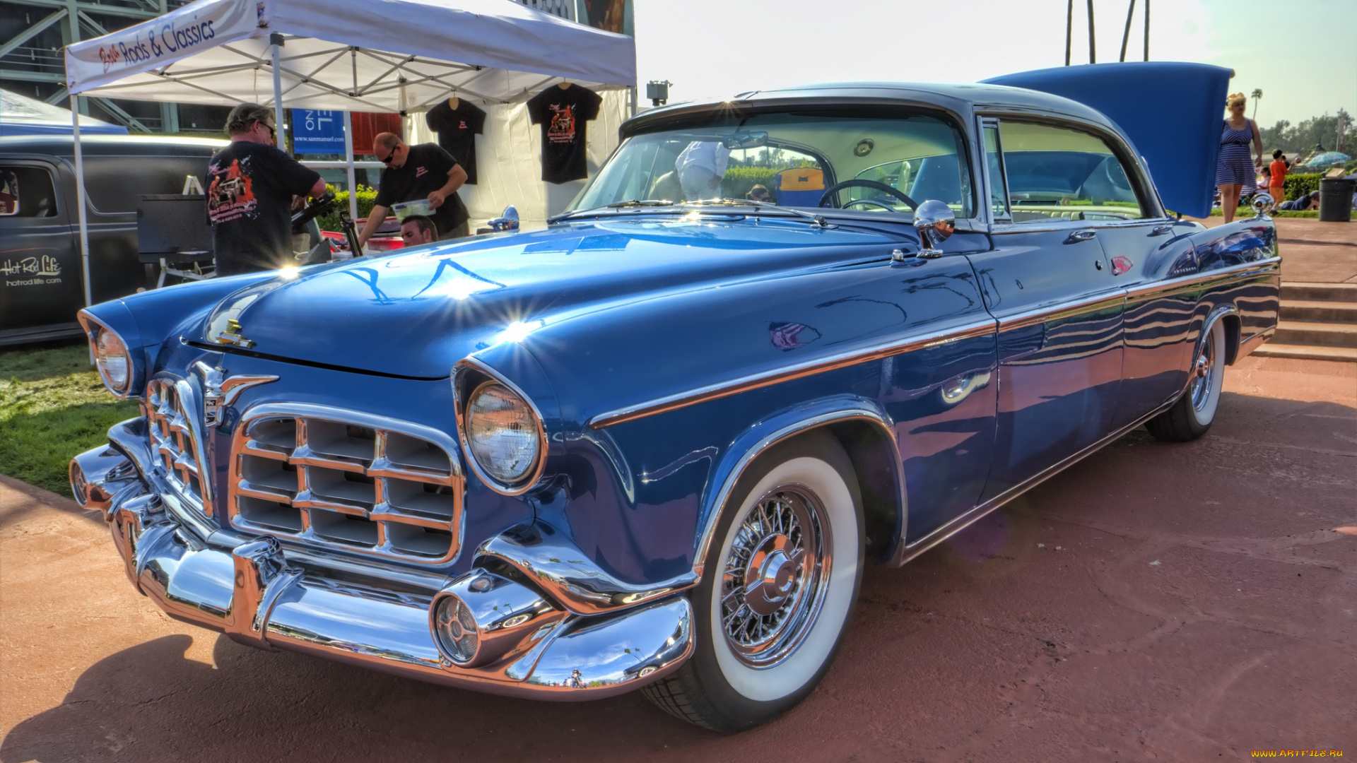 1956, chrysler, imperial, автомобили, выставки, и, уличные, фото, автошоу, выставка