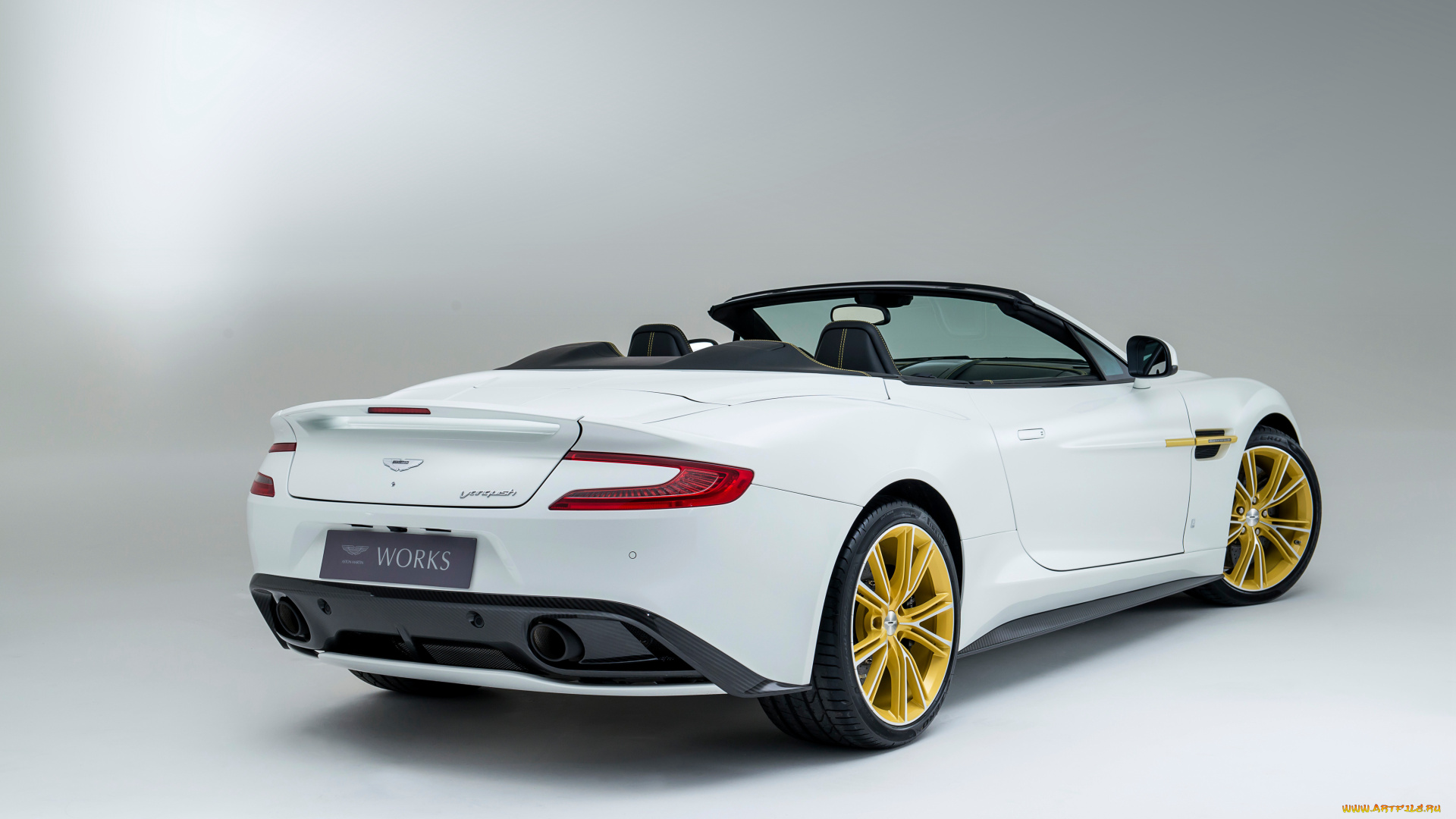 автомобили, aston, martin, aston, martin, vanquish, volante, works, 60th, anniversary, 2014г, серый