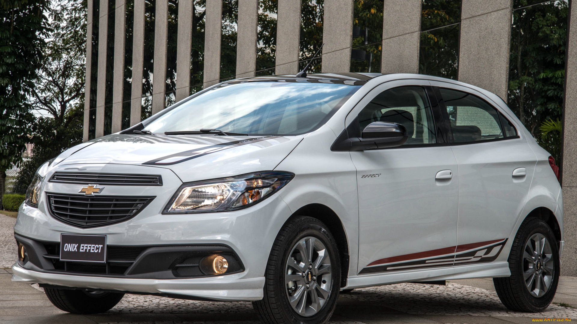 автомобили, chevrolet, onix, effect, 2014г, светлый