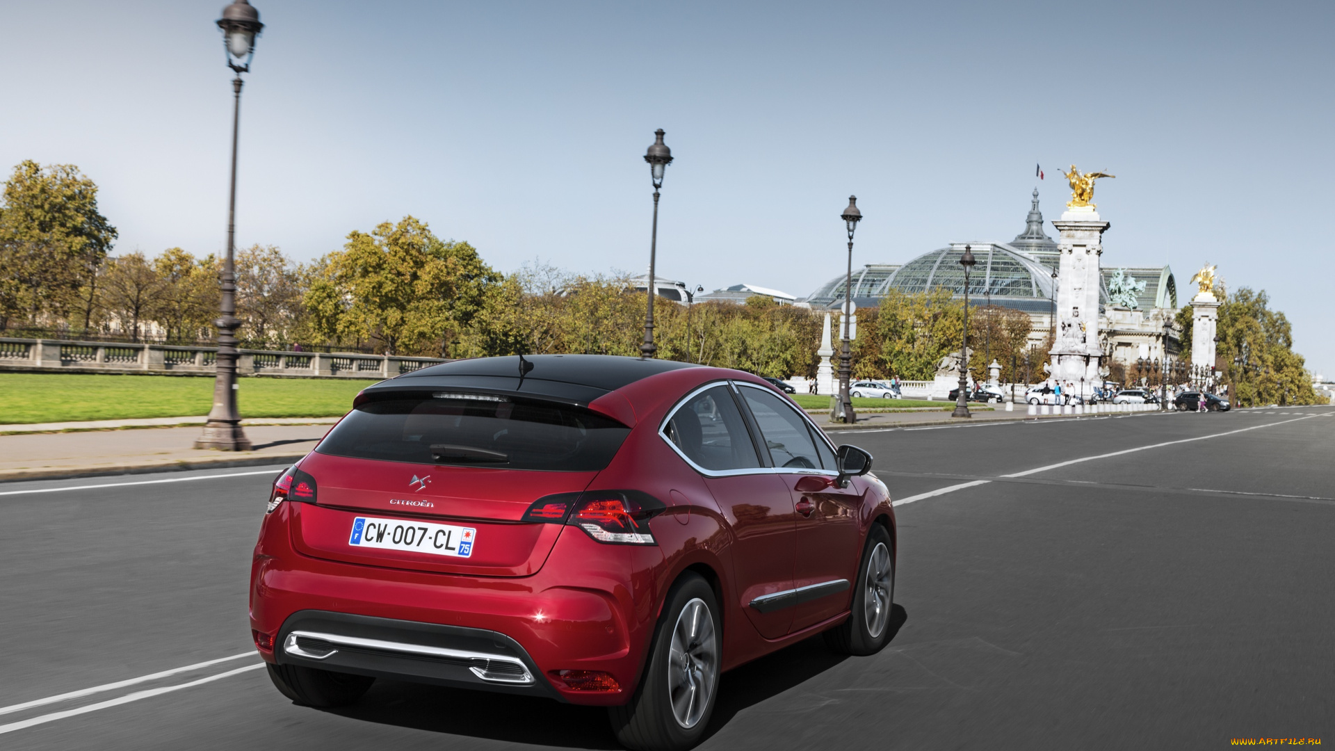 автомобили, citroen, 2010г, ds4, citroеn, красный