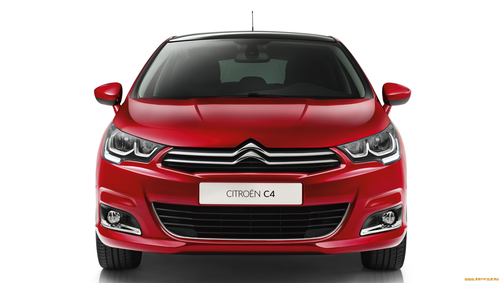 автомобили, citroen, citroеn, фон, c4, 2015г, красный