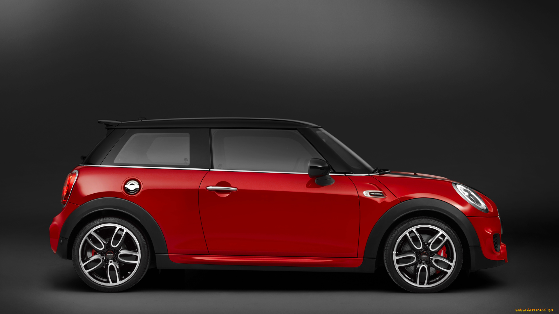 автомобили, mini, john, cooper, works, f56, 2015г, красный