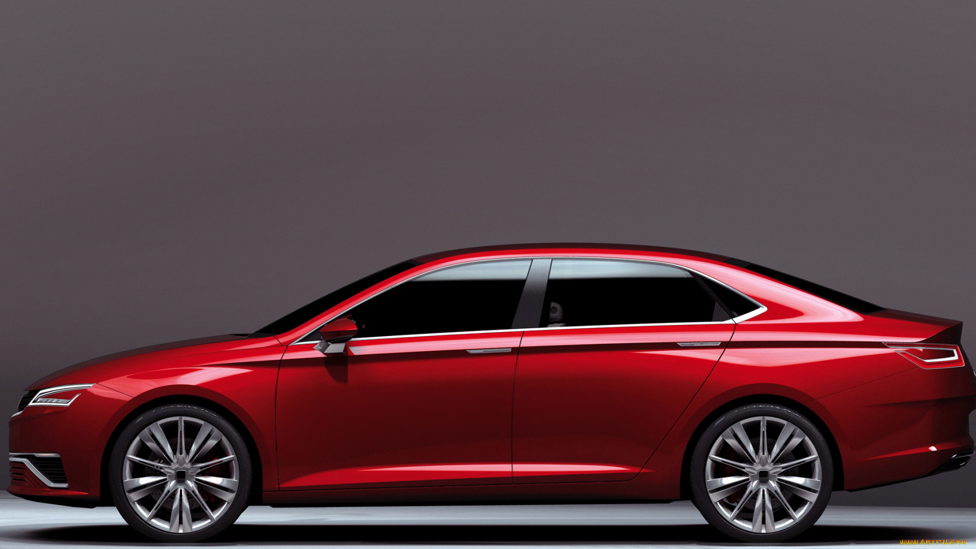 автомобили, seat, ibl, concept, 2011г, красный
