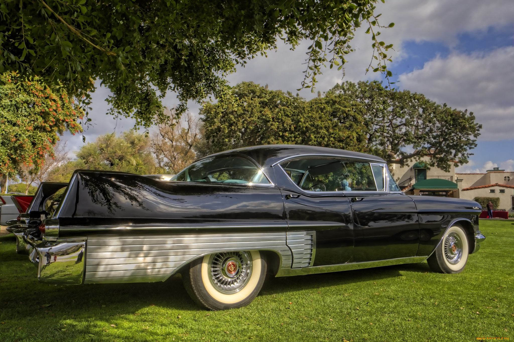 1957, cadillac, fleetwood, автомобили, выставки, и, уличные, фото, выставка, автошоу