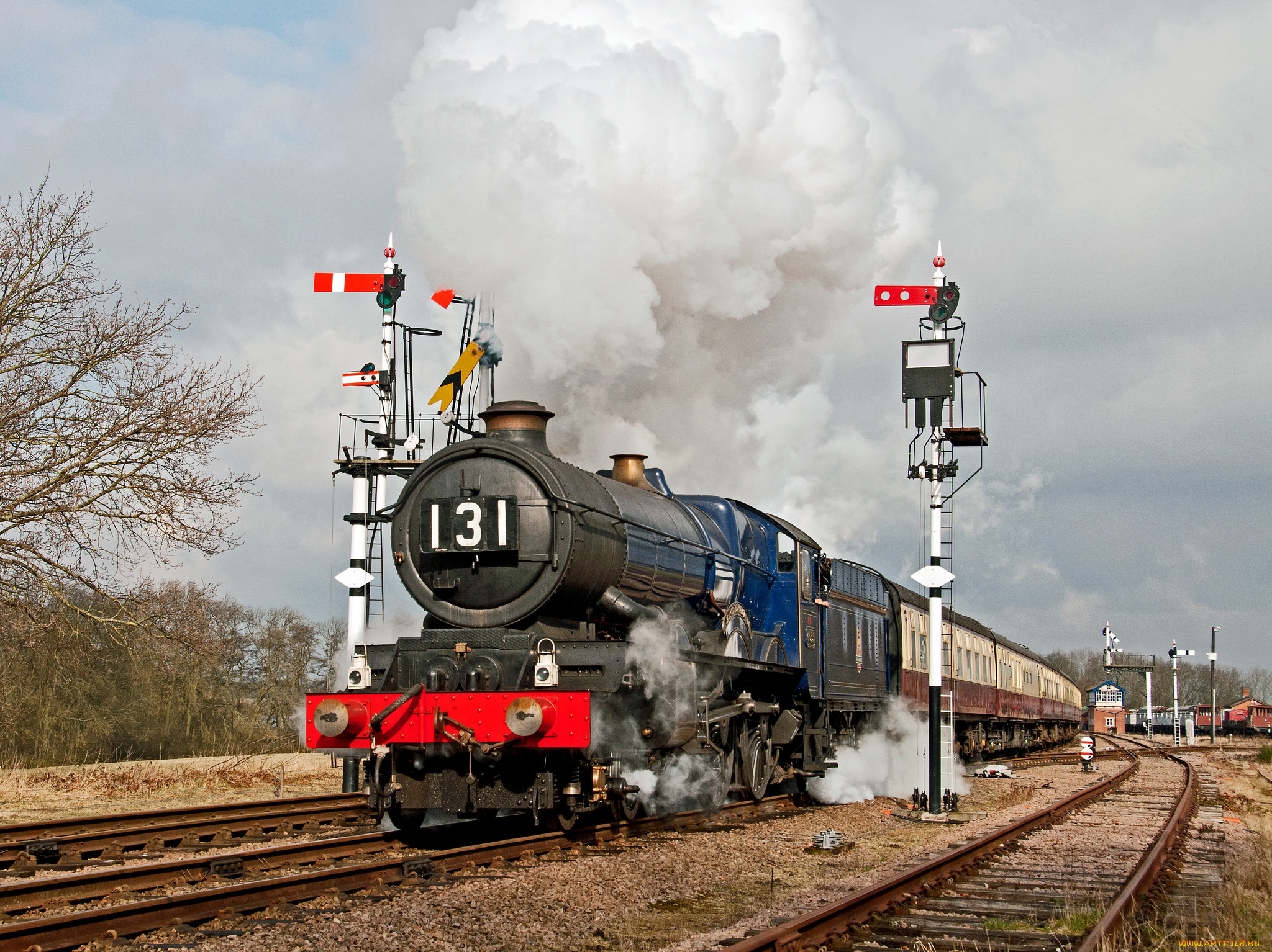 техника, паровозы, паровоз, дорога, железная