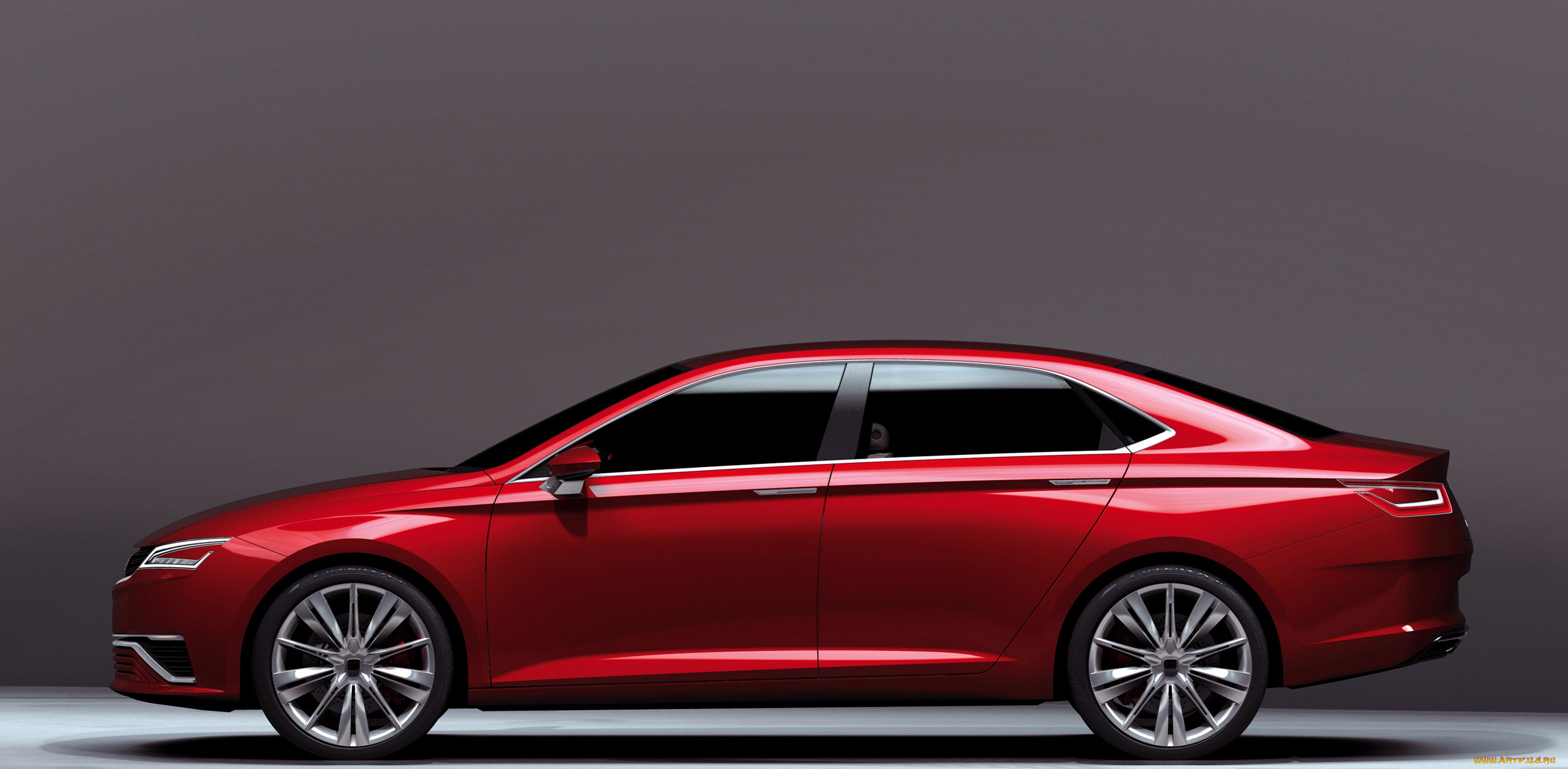 автомобили, seat, ibl, concept, 2011г, красный