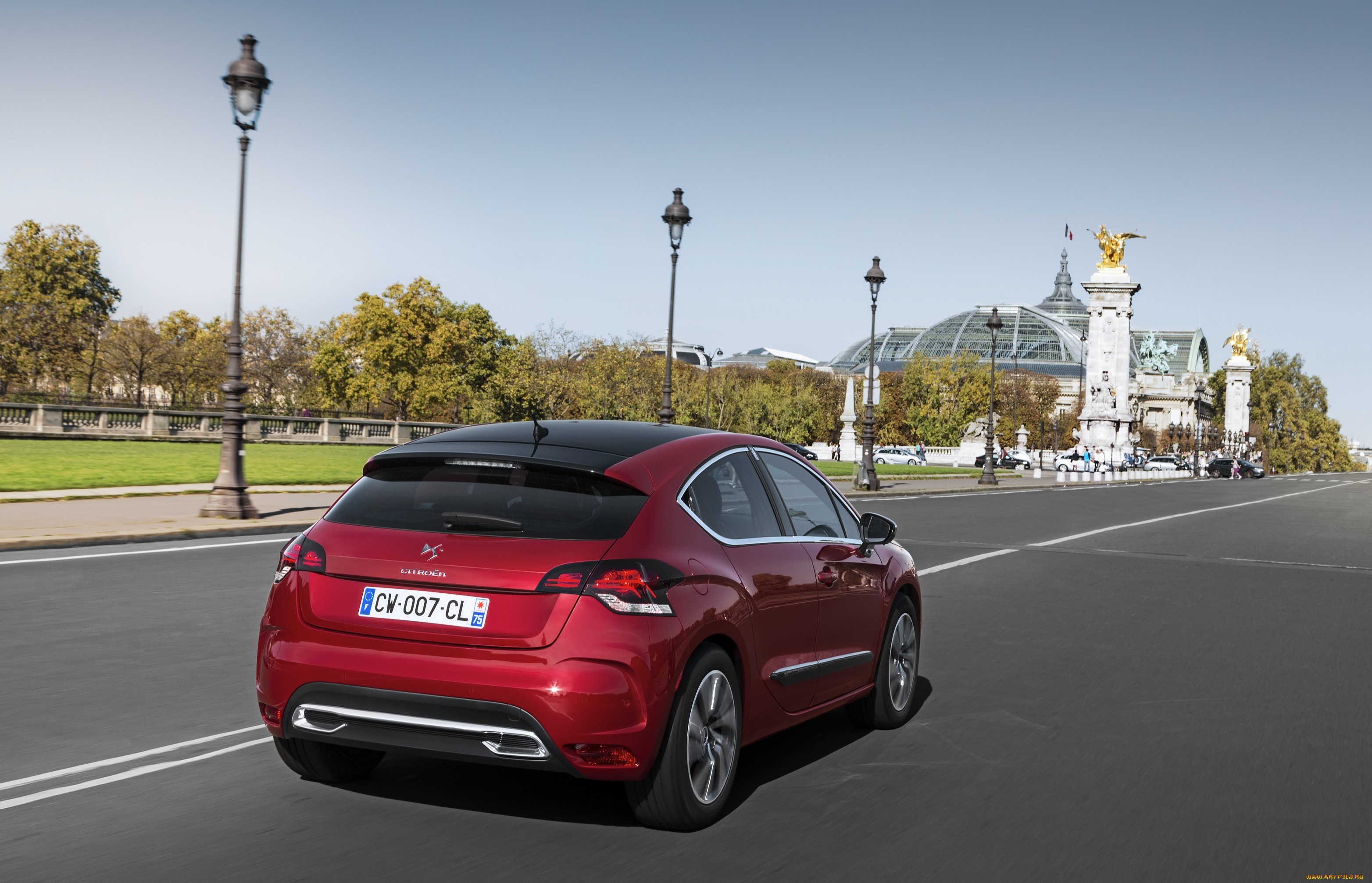 автомобили, citroen, 2010г, ds4, citroеn, красный