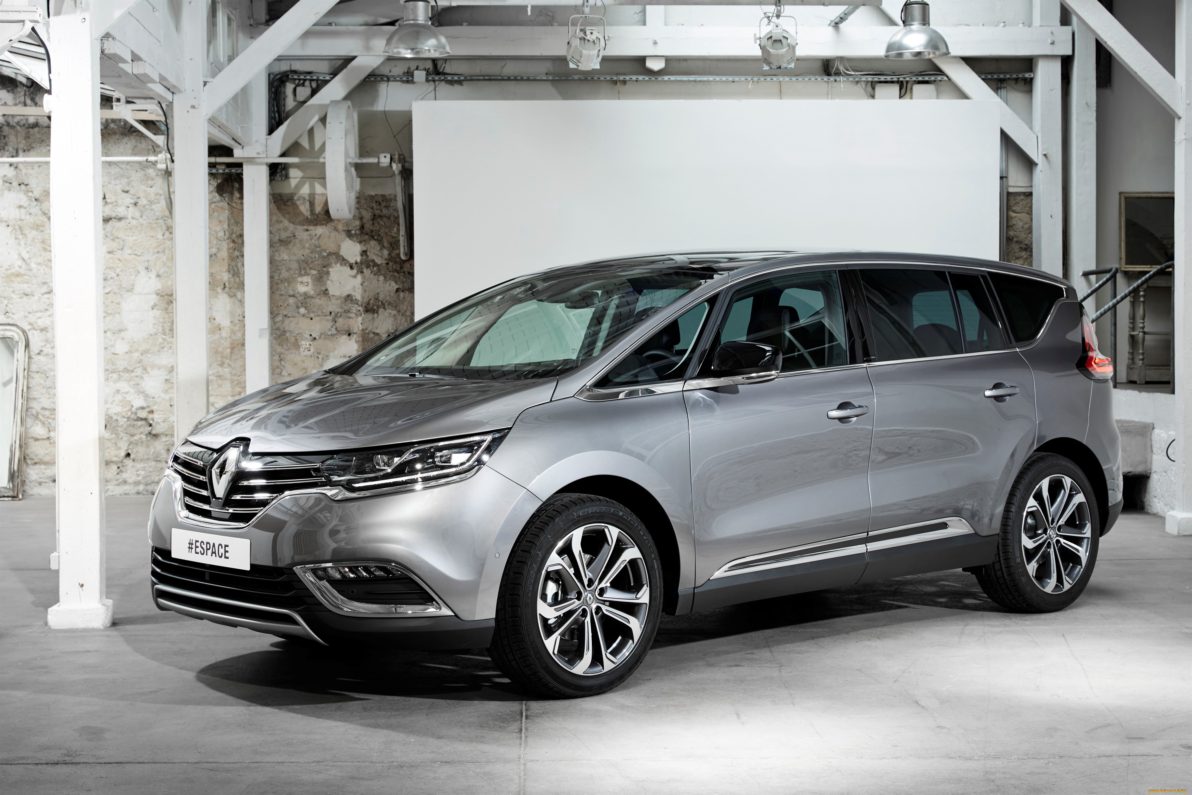 автомобили, renault, 2015г, espace, серый