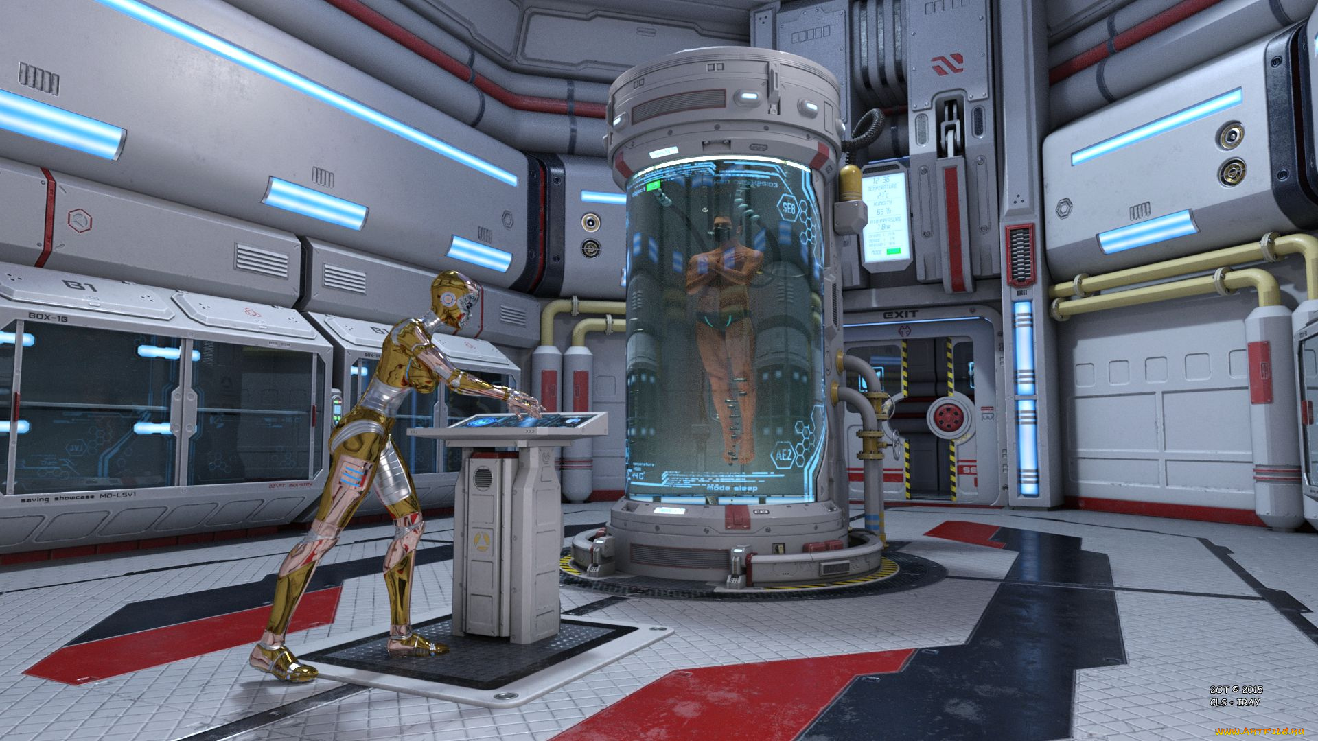 3д, графика, фантазия, , fantasy, андроид, мужчина