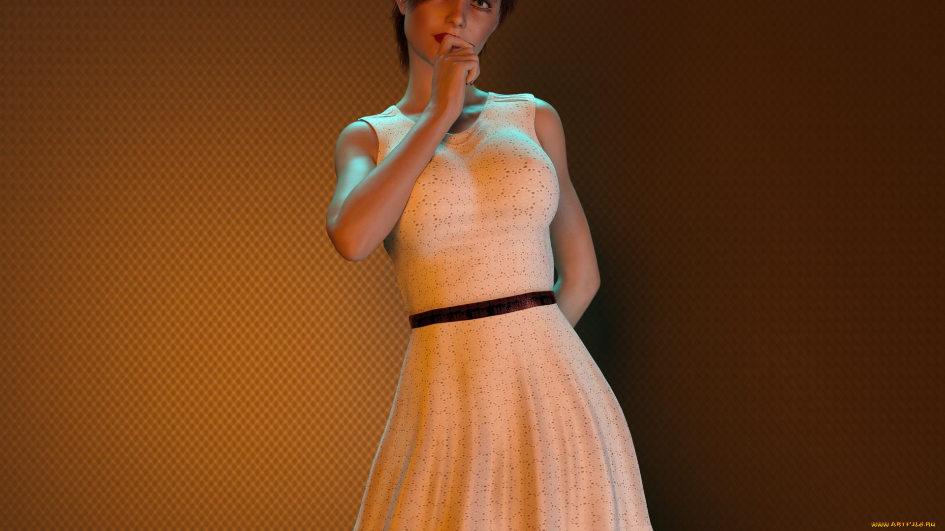 3д, графика, люди, , people, фон, взгляд, девушка
