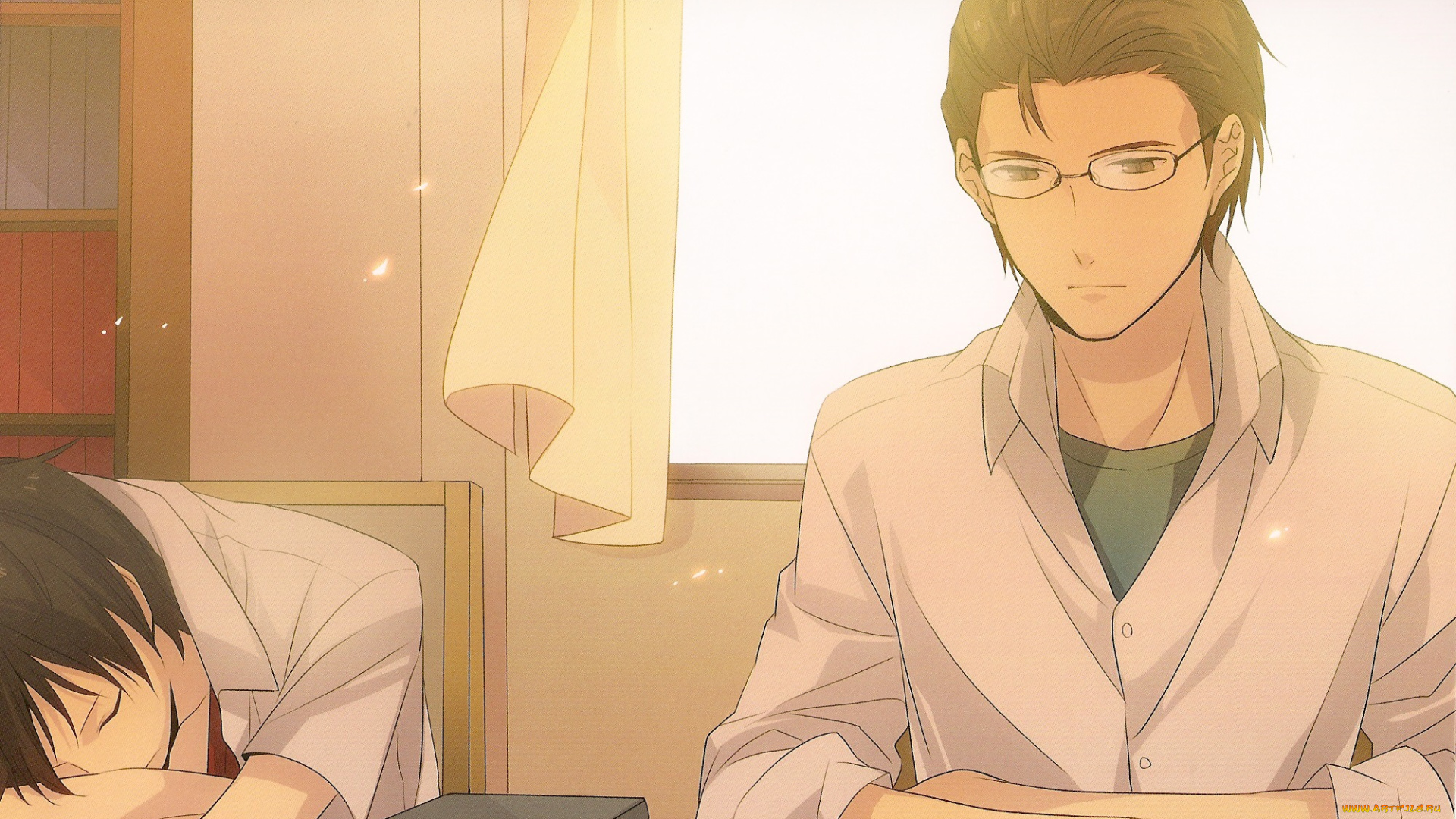 аниме, durarara, изая, орихара, парни