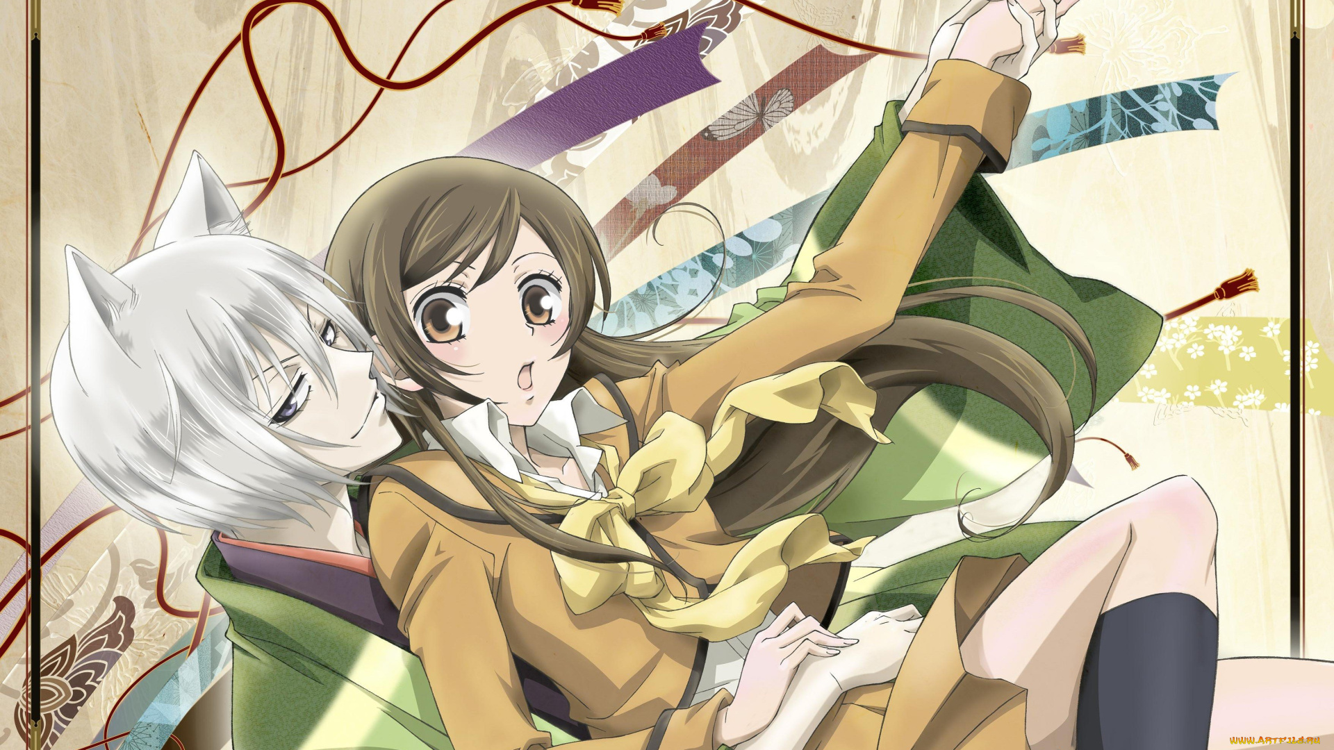 аниме, kamisama, hajimemashita, томое, нанами, арт