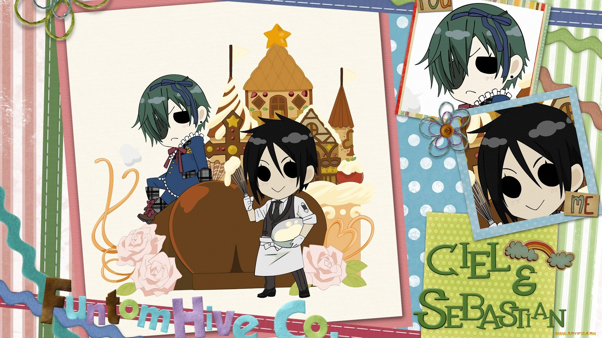 аниме, kuroshitsuji, тёмный, дворецкий