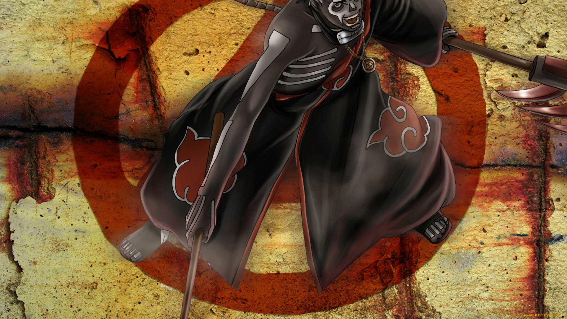 аниме, naruto, immortal, shinobi, хидан, бессмертный, ниндзя, akatsuki, шиноби, hidan, коса